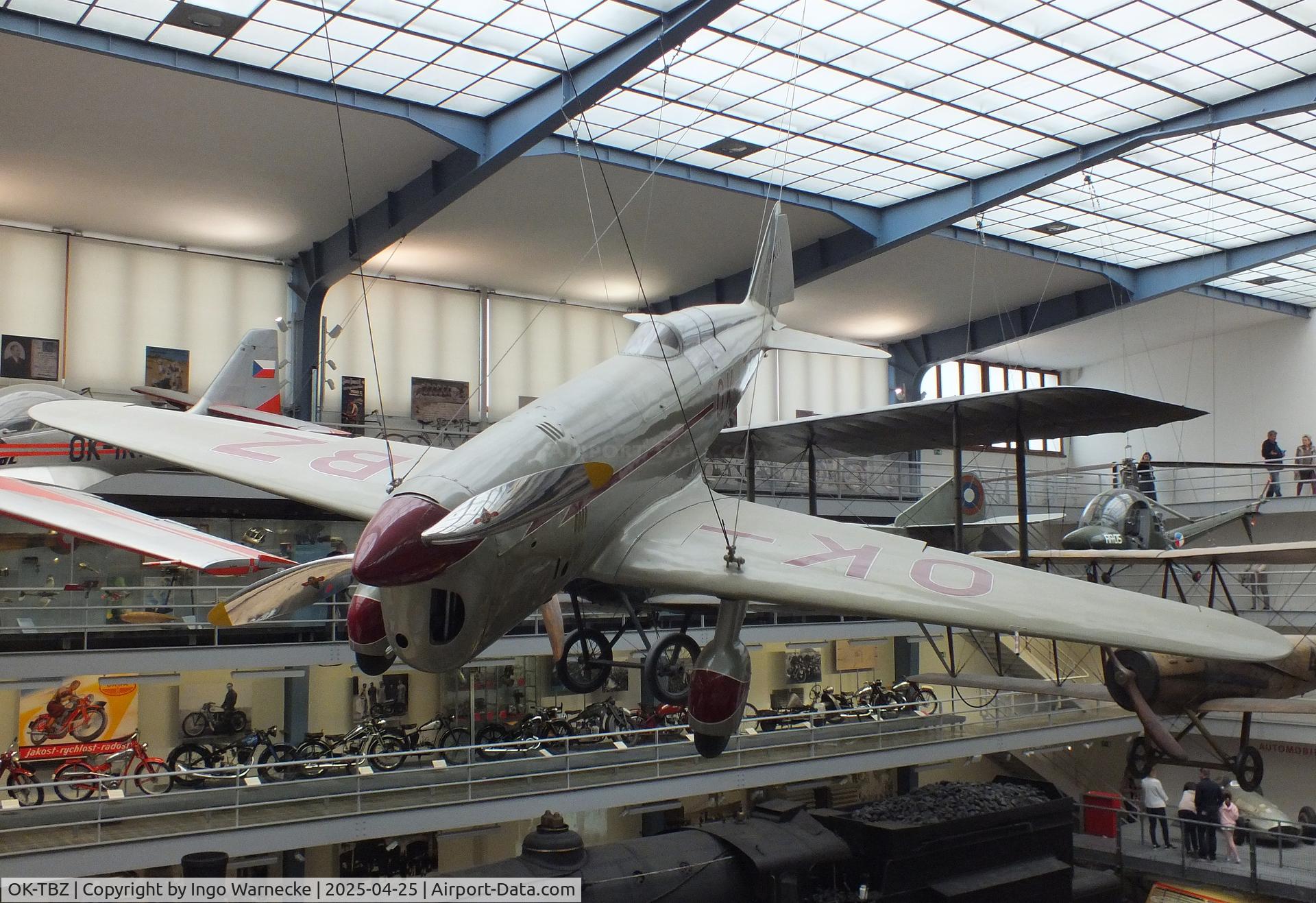 OK-TBZ, Zlin XIII C/N 1, Zlin XIII at the NTM (Narodni Technicke Muzeum / National Technical Museum), Prague