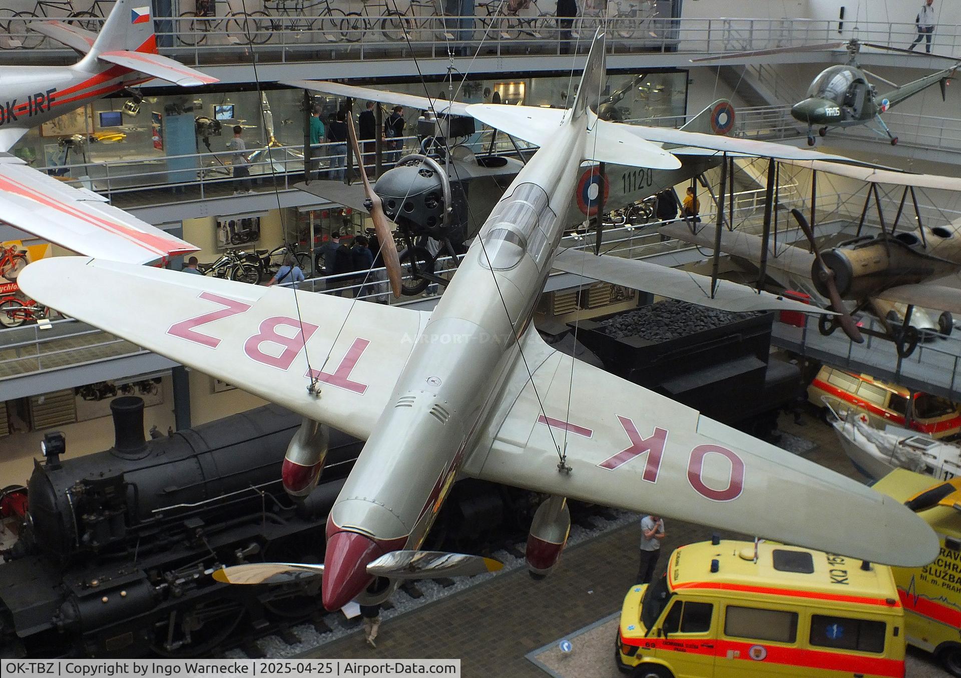 OK-TBZ, Zlin XIII C/N 1, Zlin XIII at the NTM (Narodni Technicke Muzeum / National Technical Museum), Prague