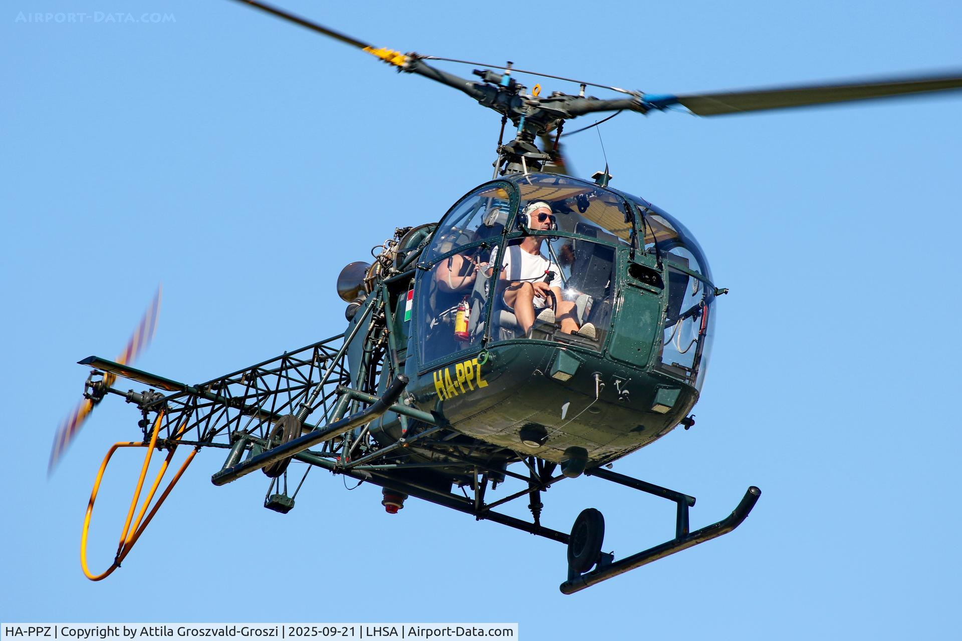 HA-PPZ, 1968 Sud Aviation SA-318C Alouette II Astazou C/N 2032-C656, LHSA - Szentkirályszabadja Airport, Hungary