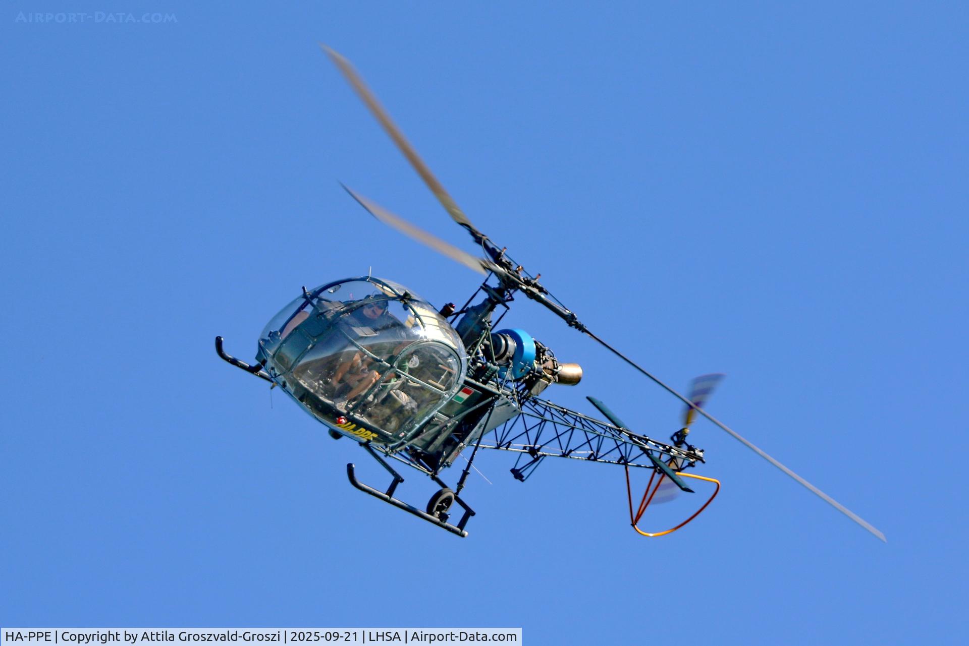 HA-PPE, Sud SA-318C Alouette AST C/N 2046, LHSA - Szentkirályszabadja Airport, Hungary