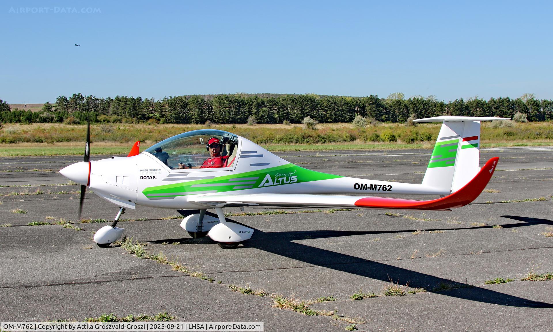 OM-M762, 2025 Altus Aero Altus C/N 003, LHSA - Szentkirályszabadja Airport, Hungary