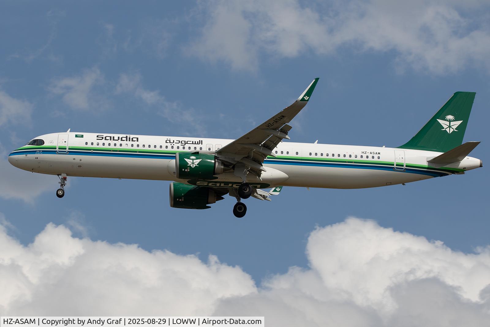 HZ-ASAM, 2025 Airbus A321neo C/N 12539, Saudi Arabian A321N