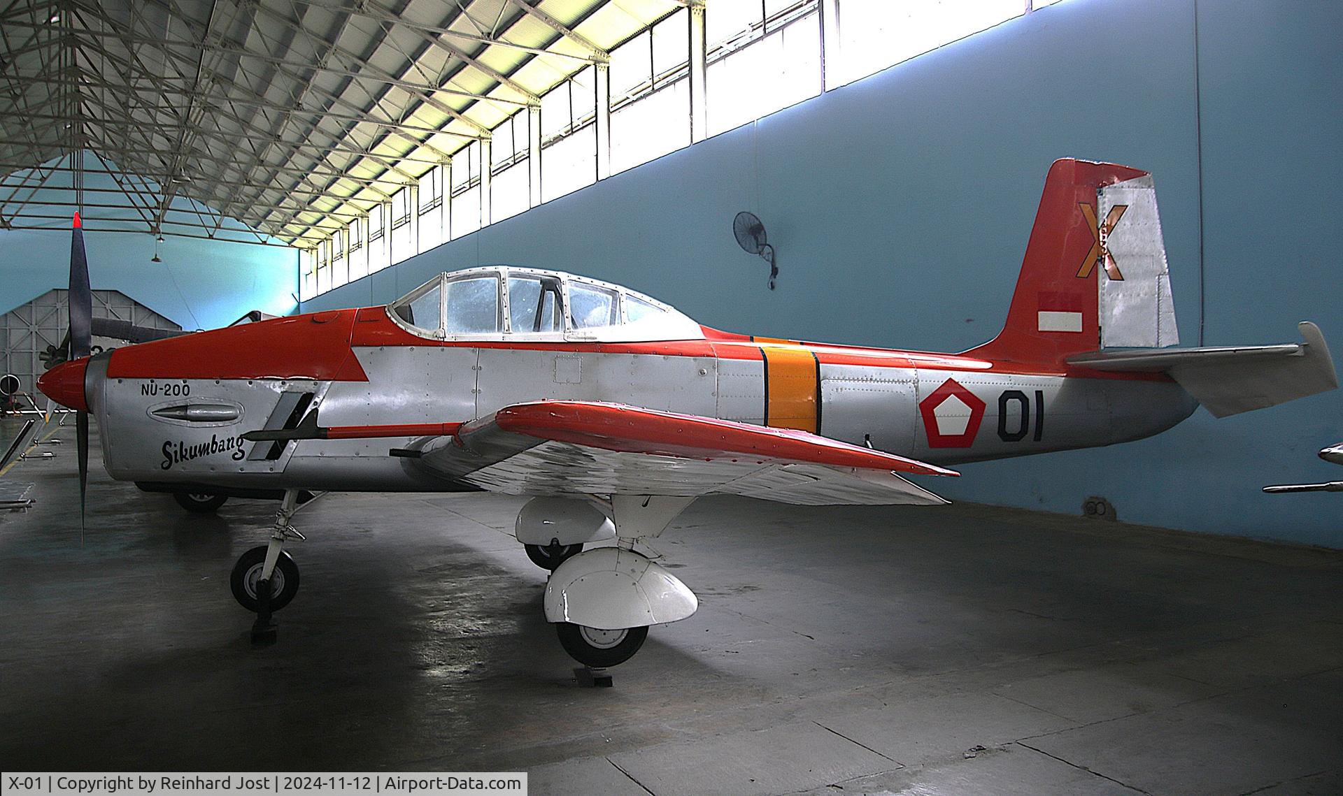 X-01, 1954 Nurtan NU-200 Sikumbang C/N 01, Prototype of a planned COIN aircraft for the Indonesian Air Force. Probably 3 buid. Prototype on display at the Dirgantara Mandala Museum, Yogyakarta, Indonesia