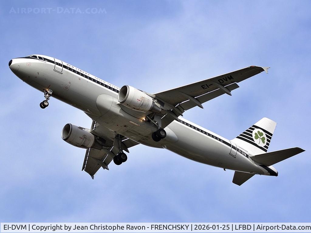 EI-DVM, 2011 Airbus A320-214 C/N 4634, Dublin (DUB)	Bordeaux (BOD)	EI506