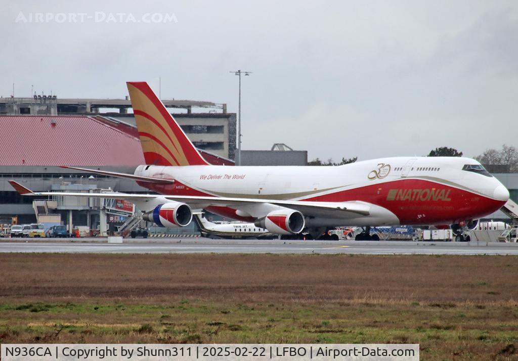 N936CA, 1991 Boeing 747-446(F) C/N 25308, Parked at the Cargo apron...