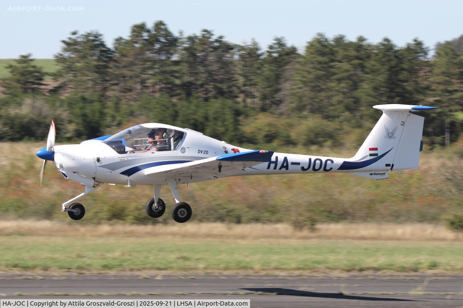 HA-JOC, HOAC DV-20 Katana C/N 20152, LHSA - Szentkirályszabadja Airport, Hungary