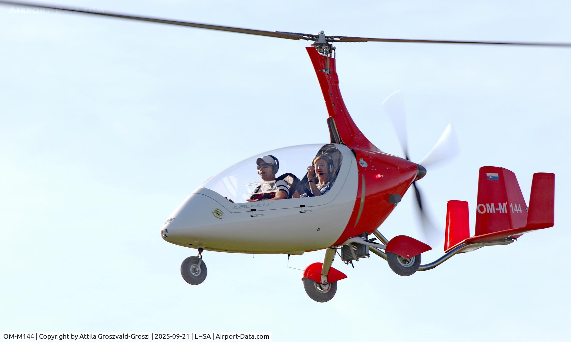 OM-M144, AutoGyro Europe Calidus C/N ., LHSA - Szentkirályszabadja Airport, Hungary