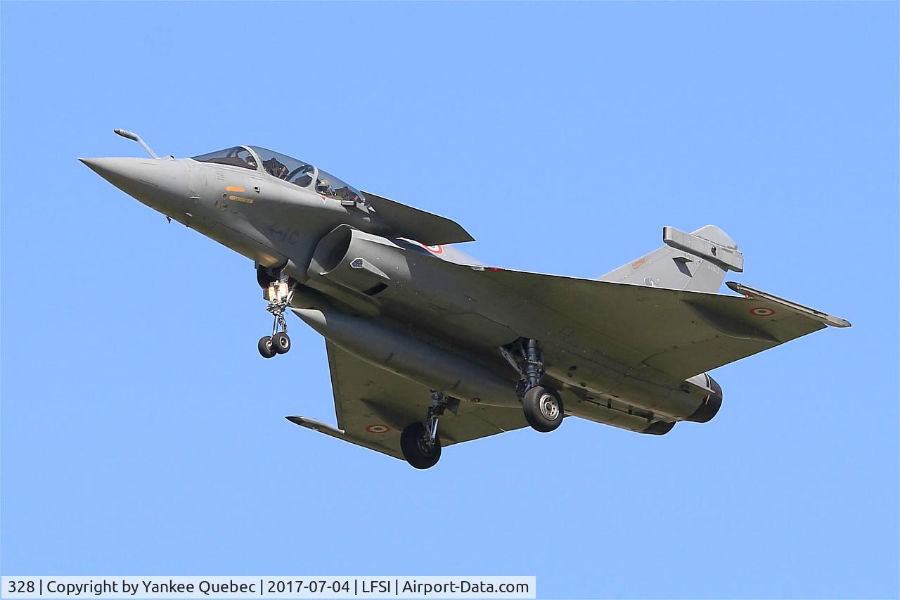 328, Dassault Rafale B C/N 328, Dassault Rafale B, On final rwy 29, St Dizier-Robinson Air Base 113 (LFSI)
