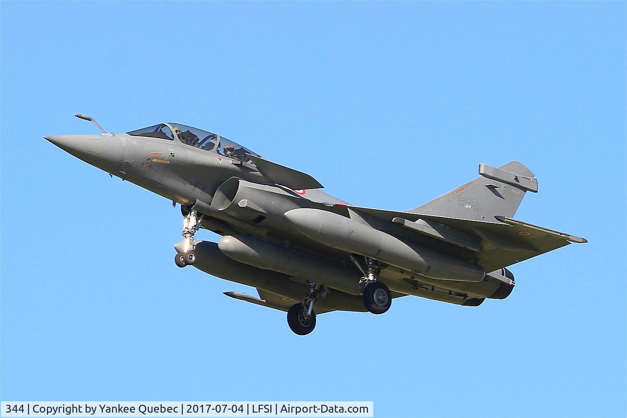 344, Dassault Rafale B C/N 344, Dassault Rafale B, On final rwy 29, St Dizier-Robinson Air Base 113 (LFSI)