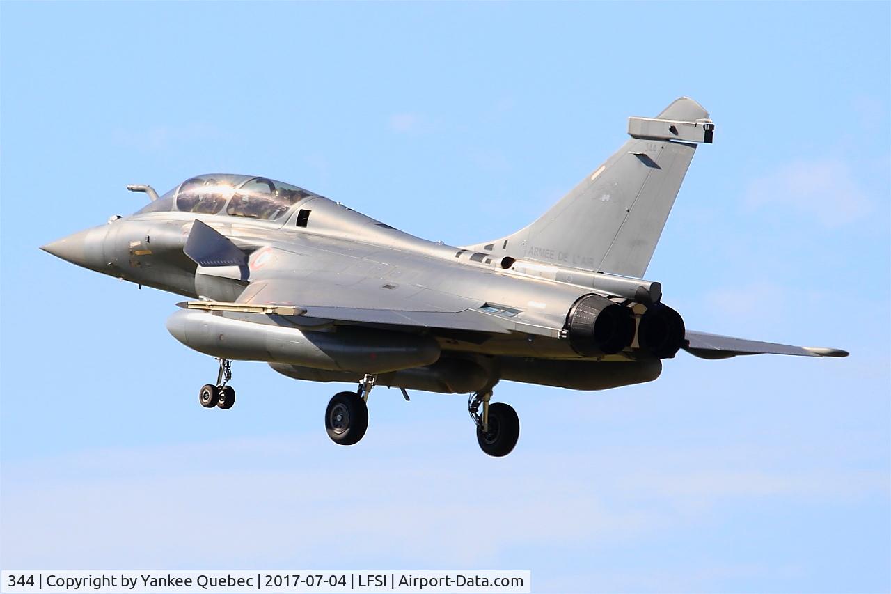 344, Dassault Rafale B C/N 344, Dassault Rafale B, On final rwy 29, St Dizier-Robinson Air Base 113 (LFSI)