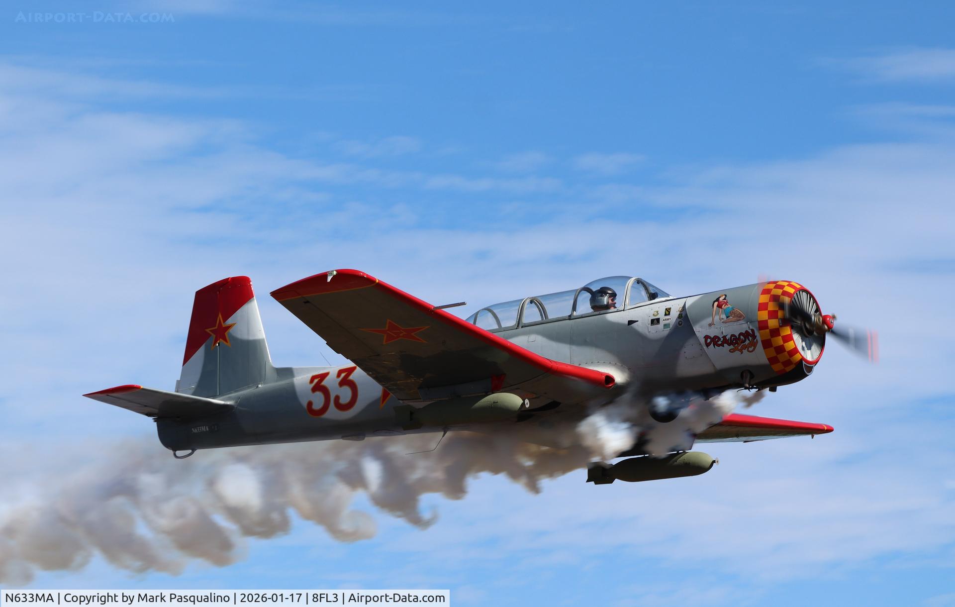 N633MA, 1985 Nanchang CJ-6A C/N 4332005, Nanchang CJ-6A