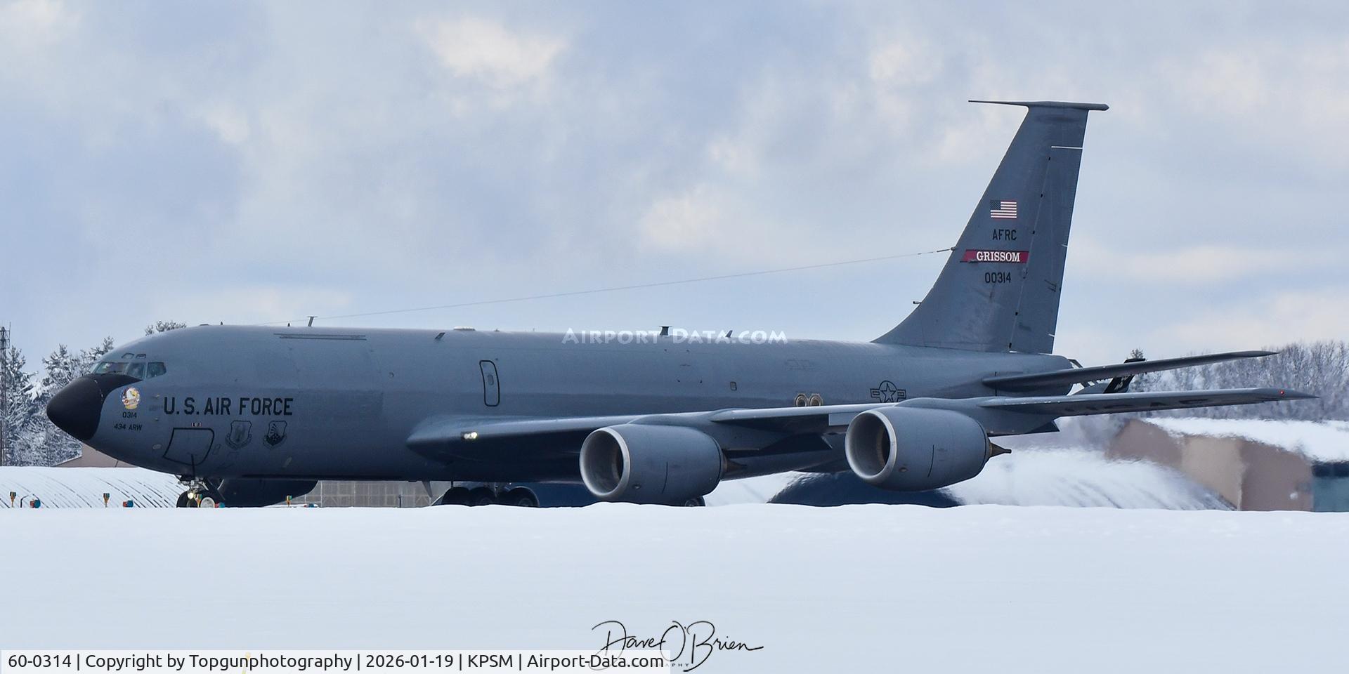 60-0314, 1960 Boeing KC-135R Stratotanker C/N 18089, MASH72 heading home back to Grissom AFB