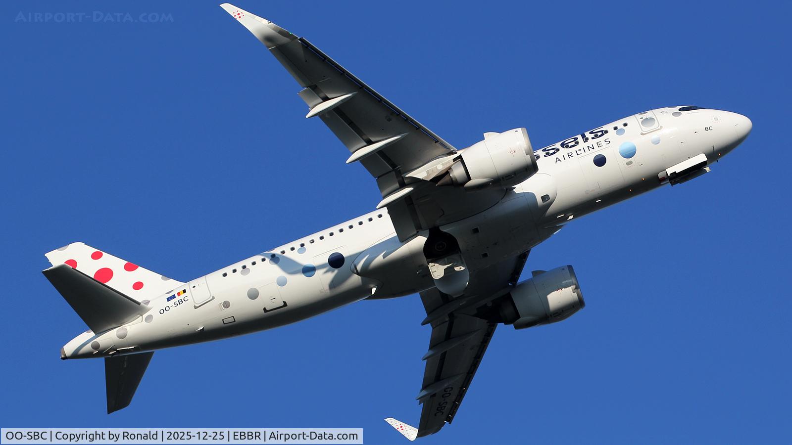 OO-SBC, 2024 Airbus A320-251N C/N 11842, at ebbr