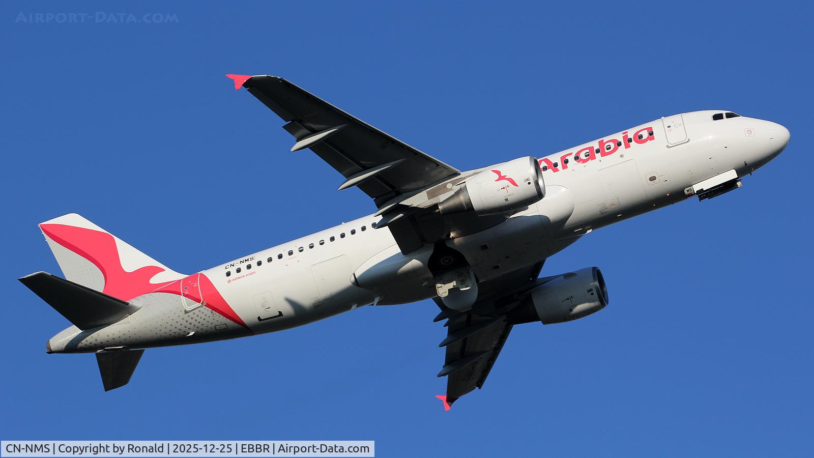 CN-NMS, 2011 Airbus A320-214 C/N 4649, at ebbr