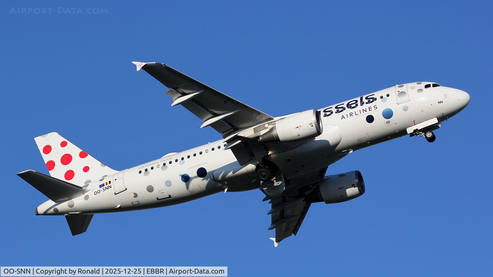 OO-SNN, 2010 Airbus A320-214 C/N 4269, at ebbr
