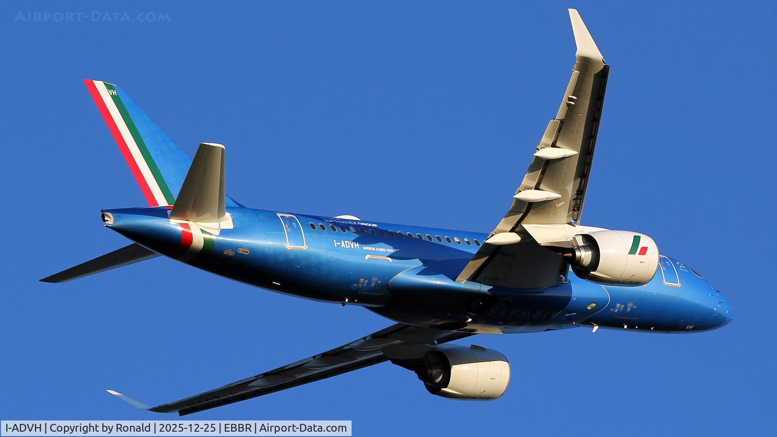 I-ADVH, 2025 Airbus A220-100 (BD-500-1A10) C/N 50084, at ebbr