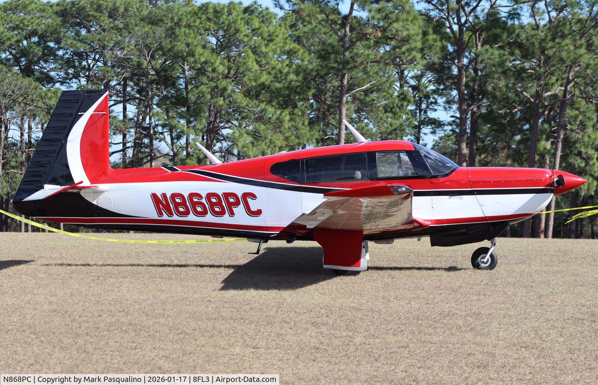 N868PC, 1979 Mooney M20K C/N 25-0033, Mooney M20K