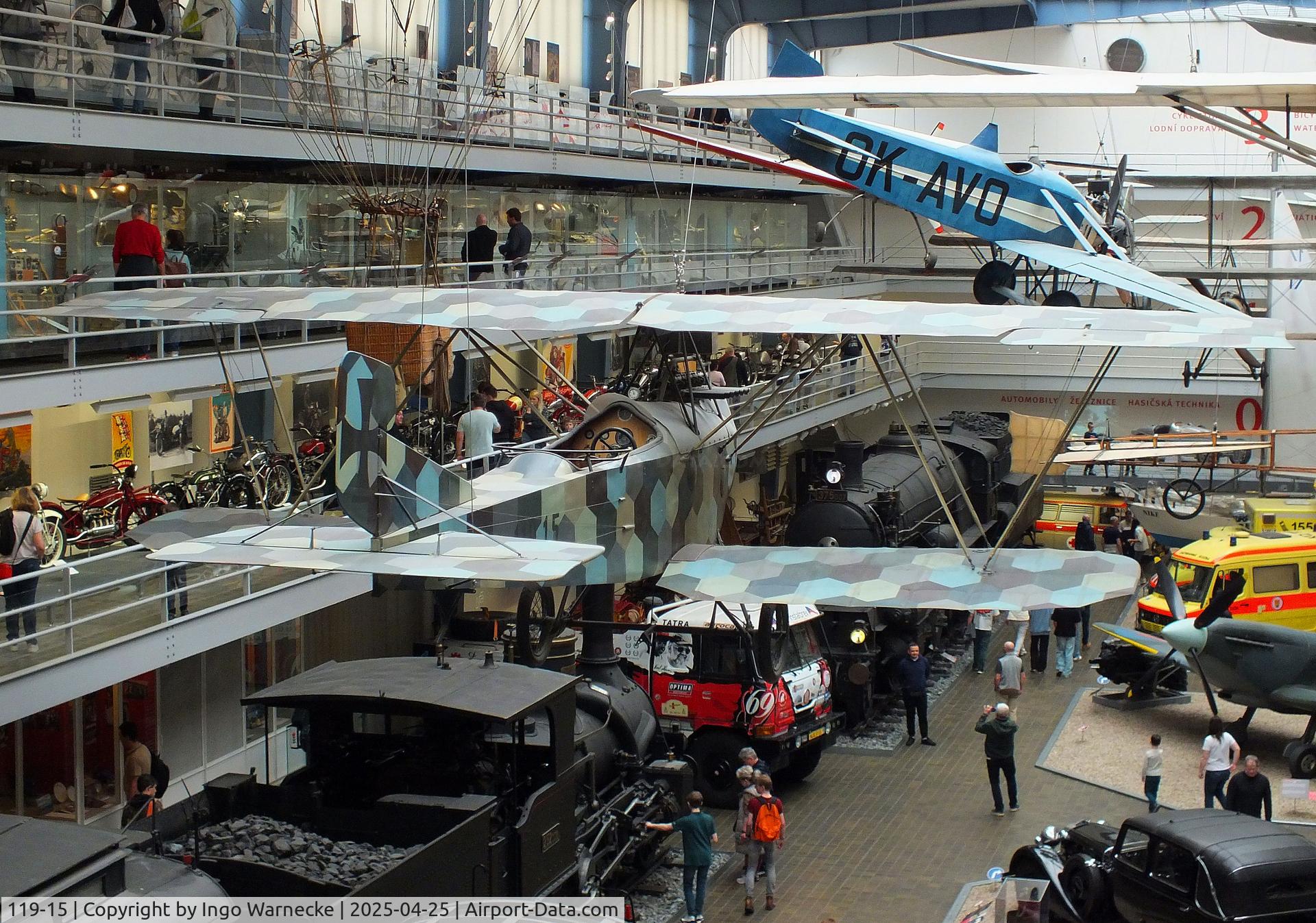 119-15, 1916 Knoller C.ll C/N 15, Knoller C.ll at the NTM (Narodni Technicke Muzeum / National Technical Museum), Prague