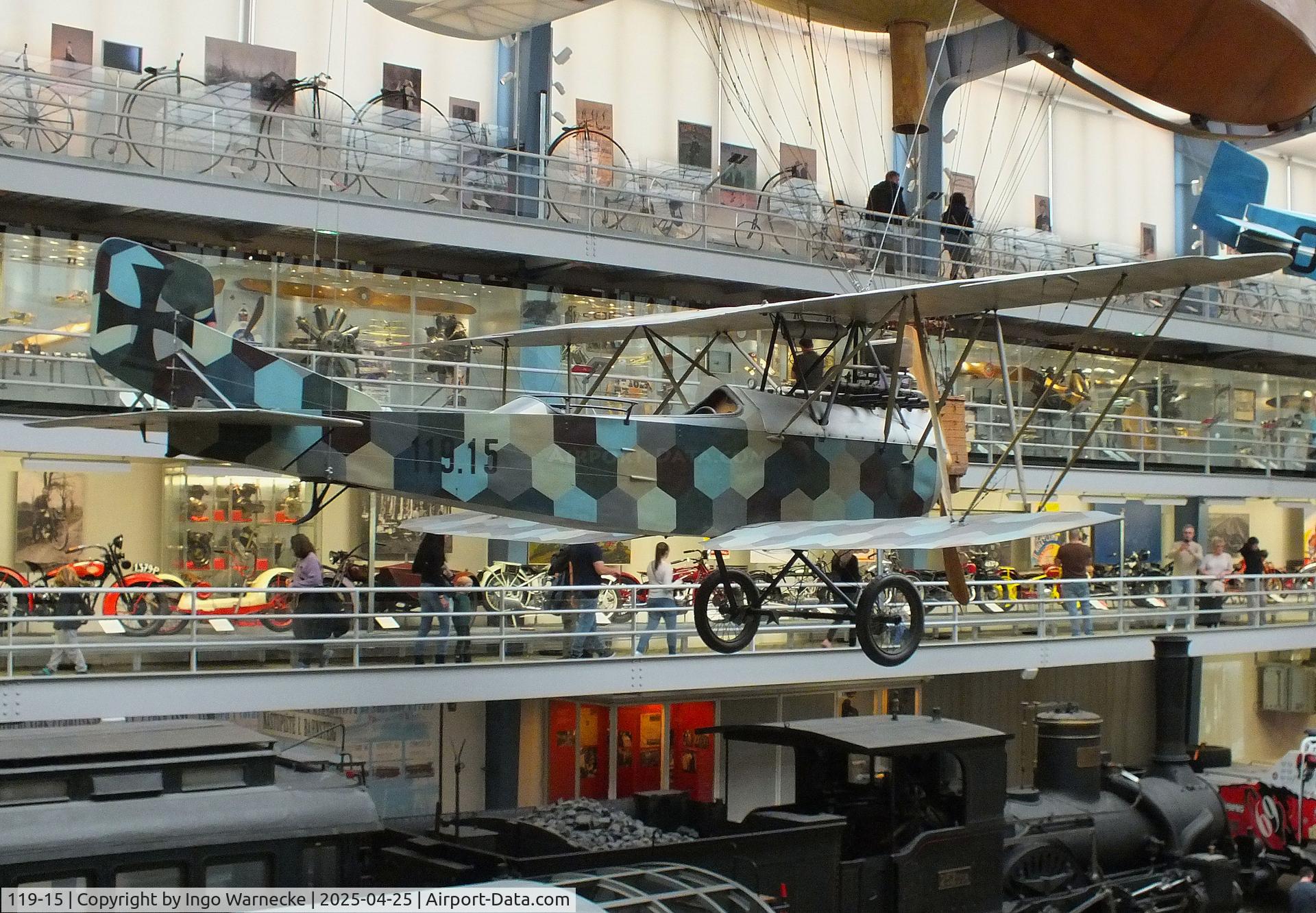 119-15, 1916 Knoller C.ll C/N 15, Knoller C ll at the NTM (Narodni Technicke Muzeum / National Technical Museum), Prague