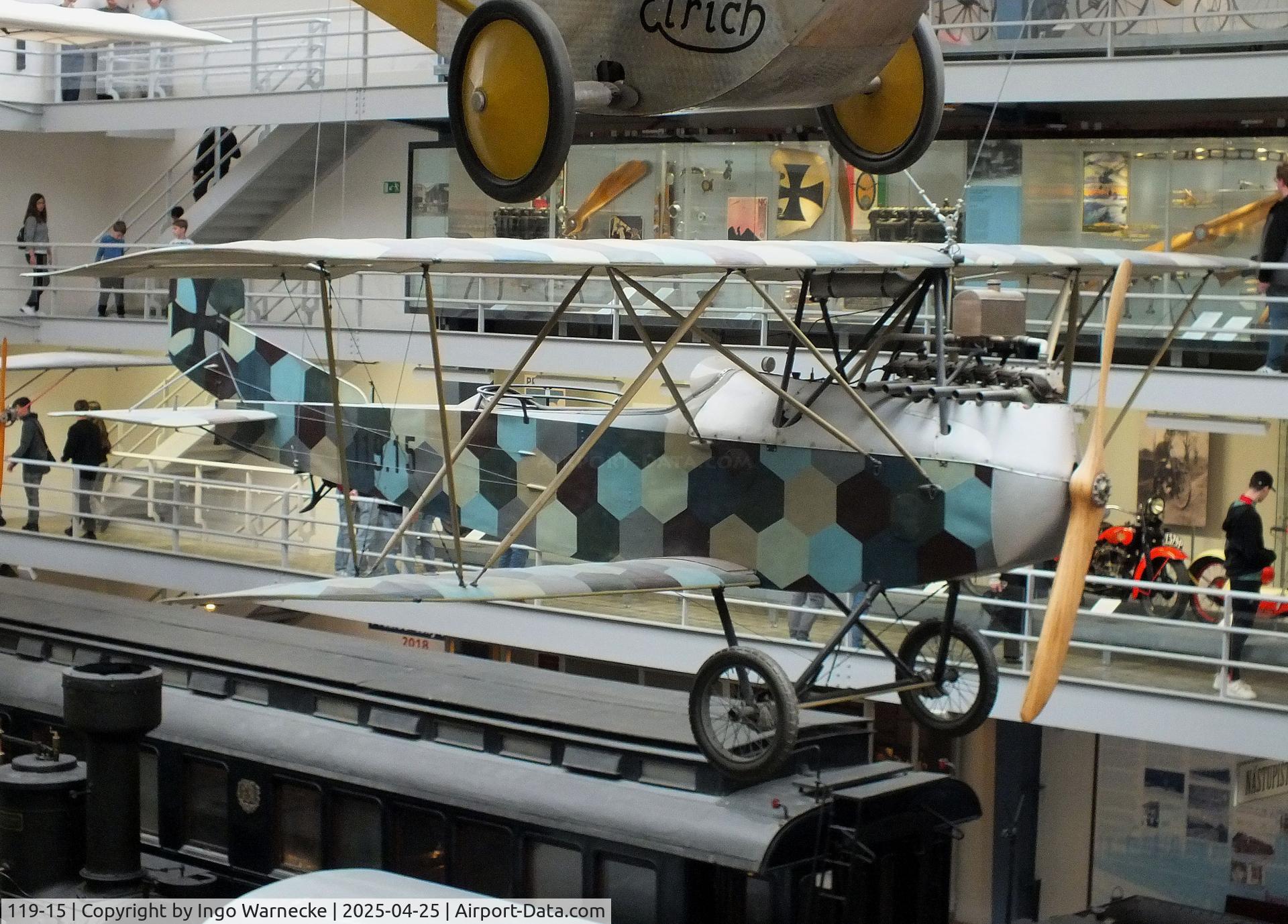 119-15, 1916 Knoller C.ll C/N 15, Knoller C ll at the NTM (Narodni Technicke Muzeum / National Technical Museum), Prague