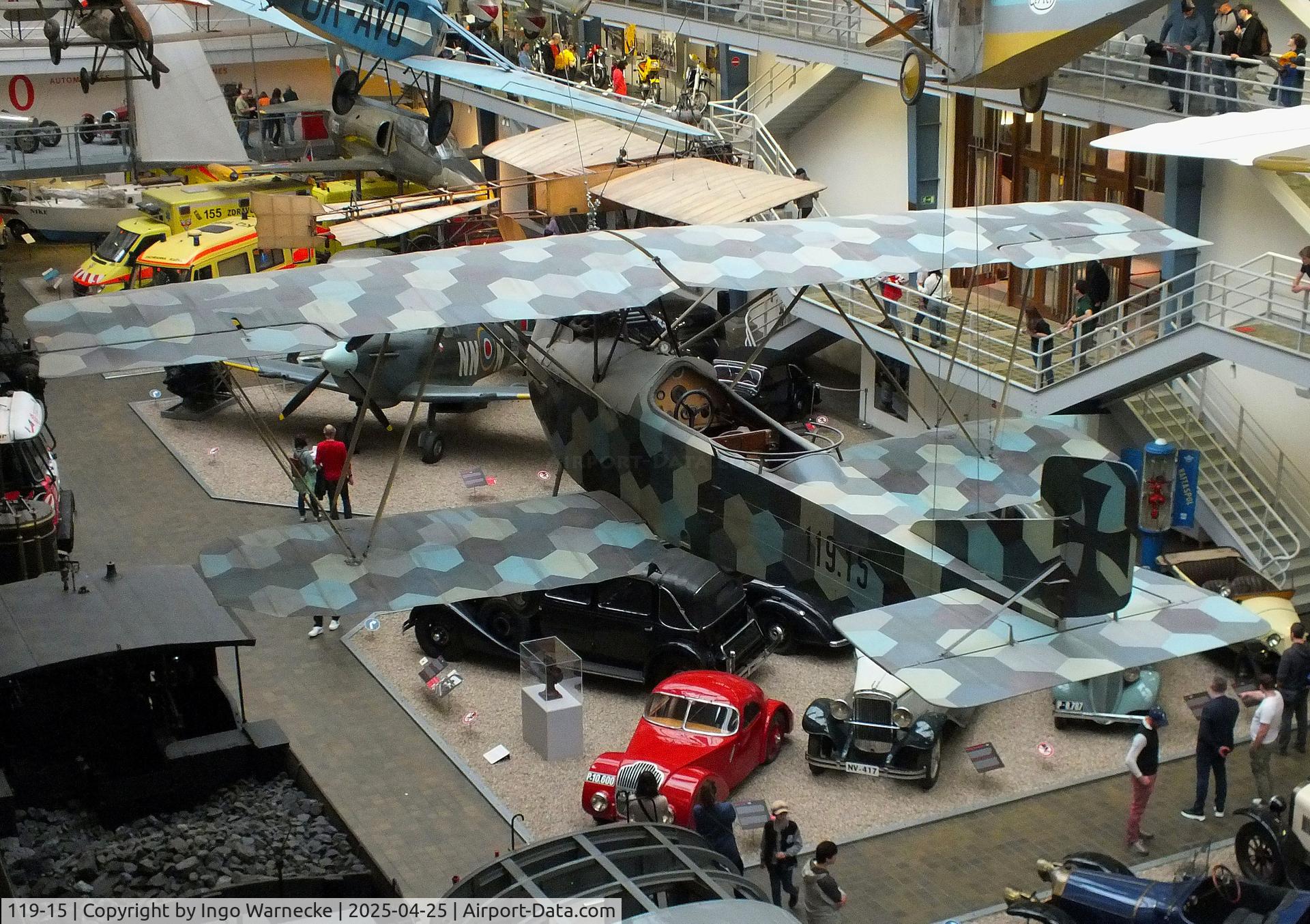 119-15, 1916 Knoller C.ll C/N 15, Knoller C ll at the NTM (Narodni Technicke Muzeum / National Technical Museum), Prague