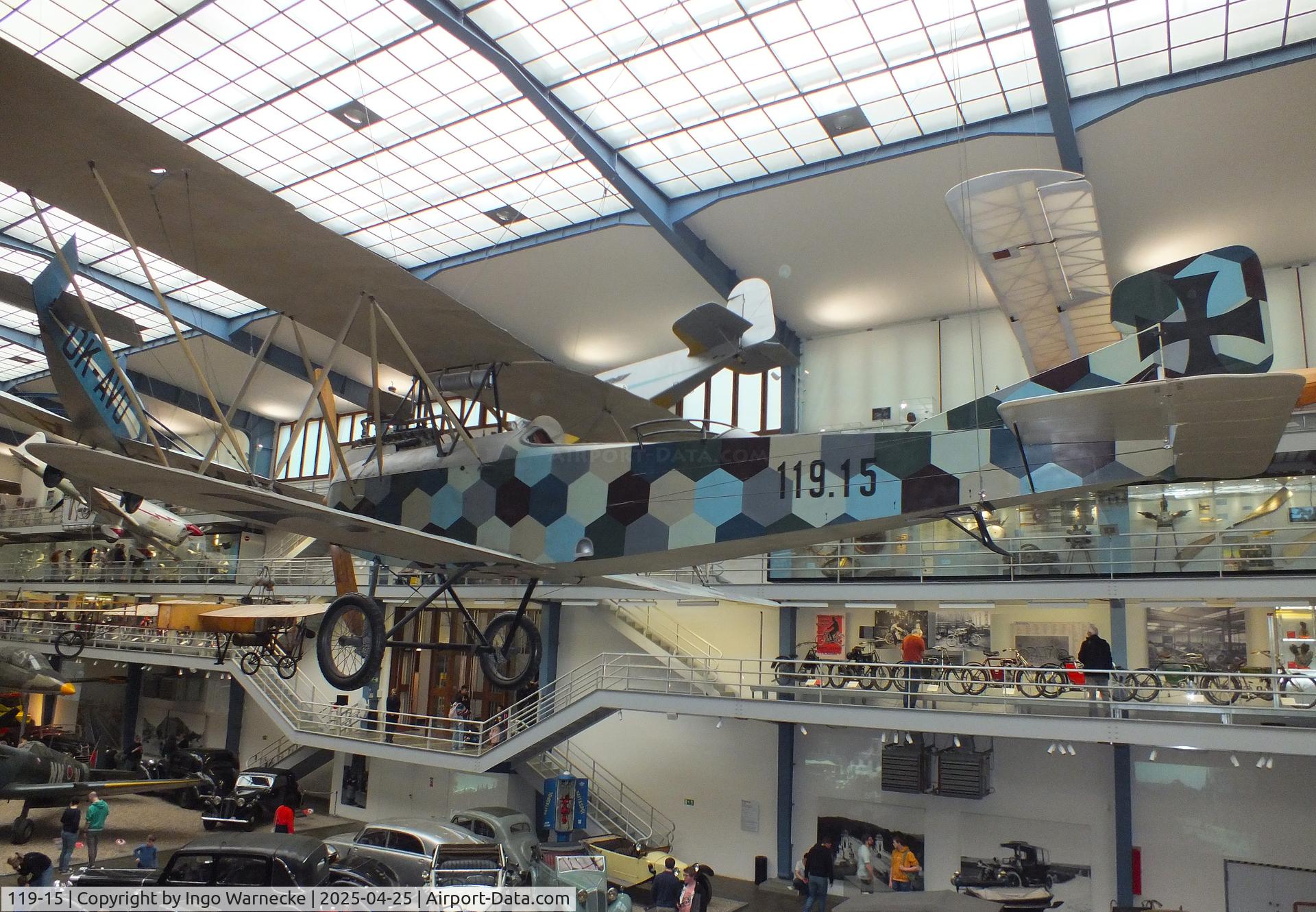 119-15, 1916 Knoller C.ll C/N 15, Knoller C.ll at the NTM (Narodni Technicke Muzeum / National Technical Museum), Prague