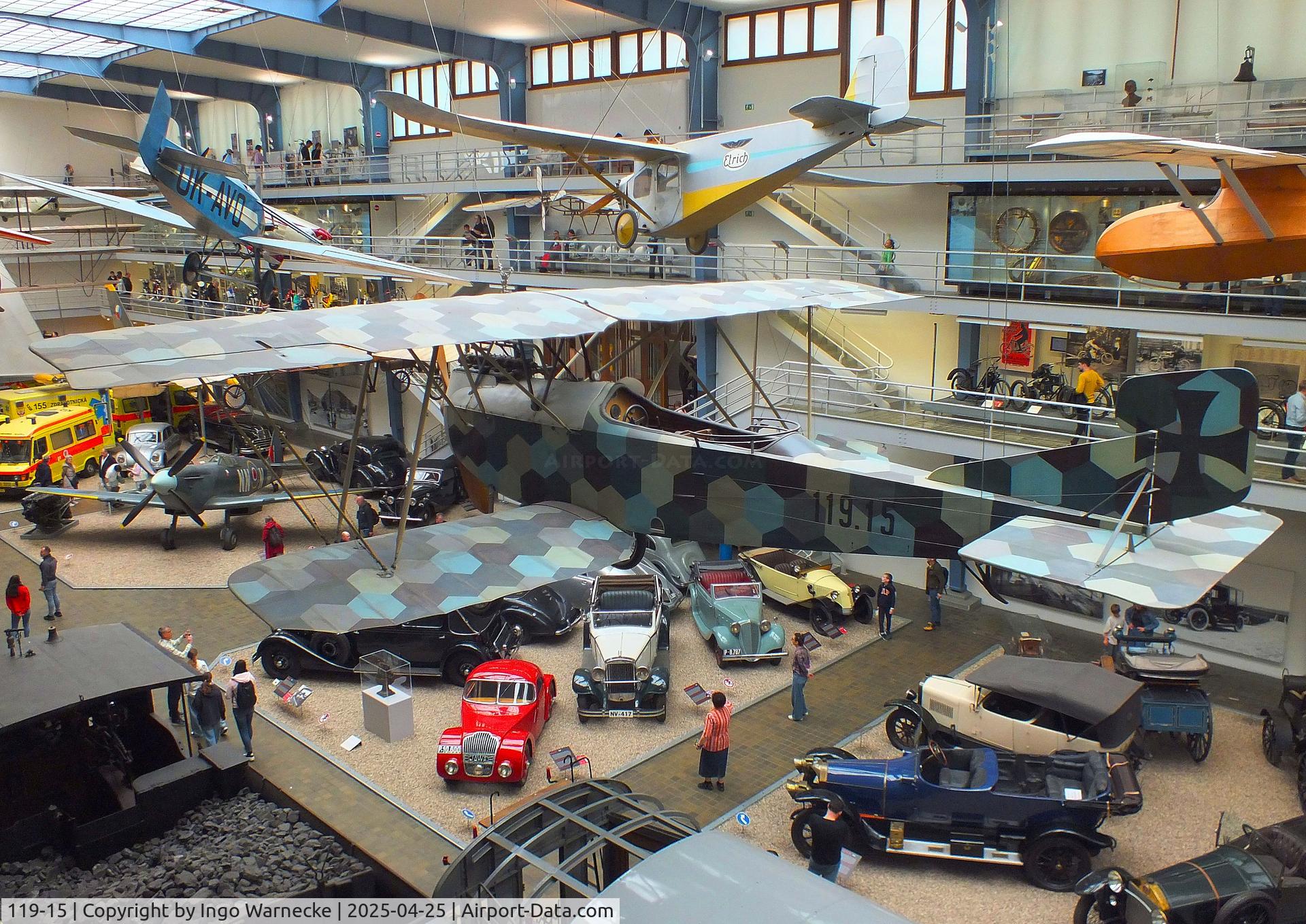119-15, 1916 Knoller C.ll C/N 15, Knoller C.ll at the NTM (Narodni Technicke Muzeum / National Technical Museum), Prague