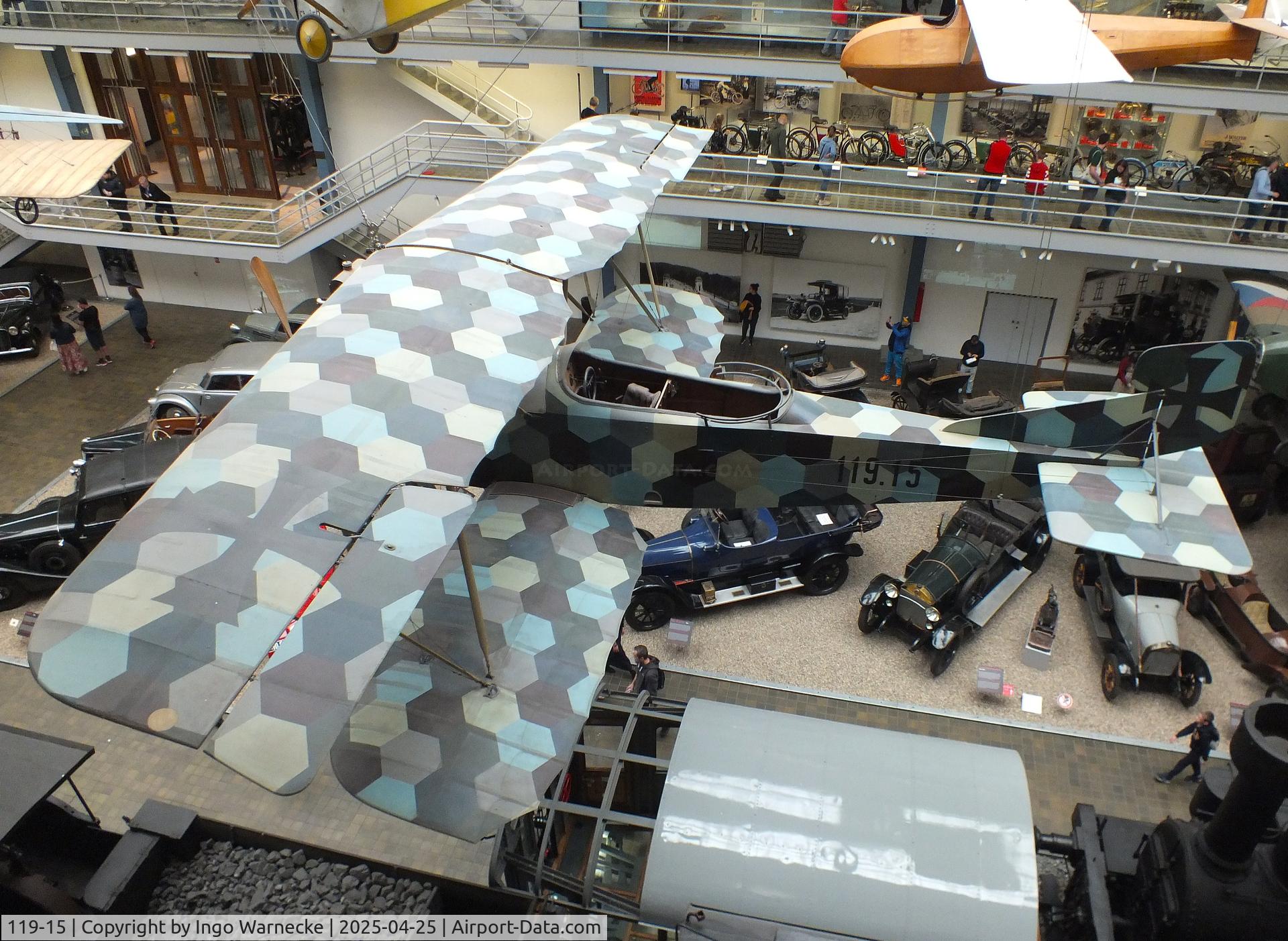 119-15, 1916 Knoller C.ll C/N 15, Knoller C.ll at the NTM (Narodni Technicke Muzeum / National Technical Museum), Prague
