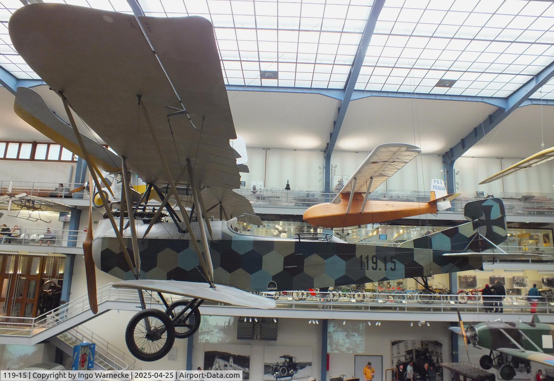 119-15, 1916 Knoller C.ll C/N 15, Knoller C.ll at the NTM (Narodni Technicke Muzeum / National Technical Museum), Prague