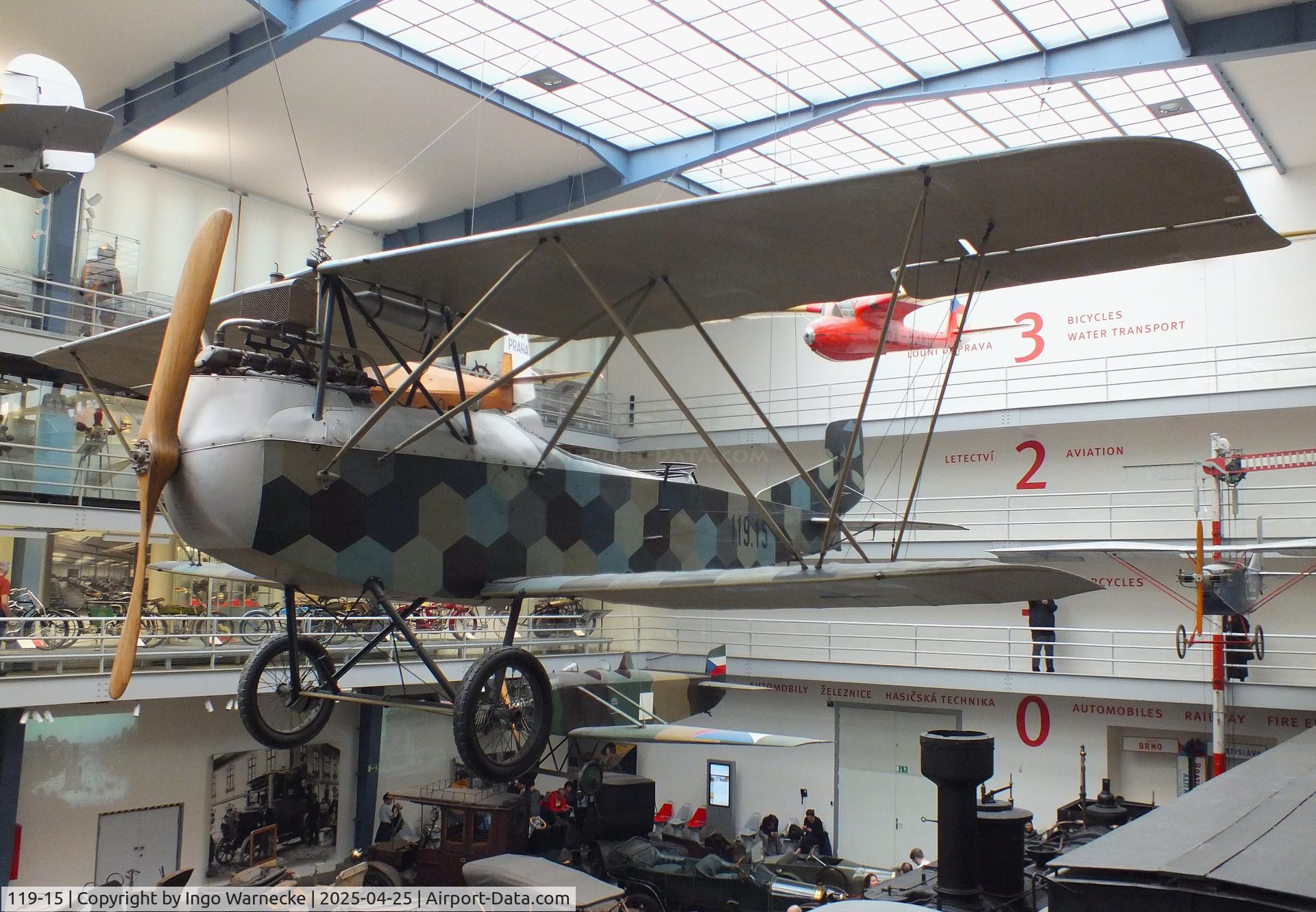 119-15, 1916 Knoller C.ll C/N 15, Knoller C.ll at the NTM (Narodni Technicke Muzeum / National Technical Museum), Prague
