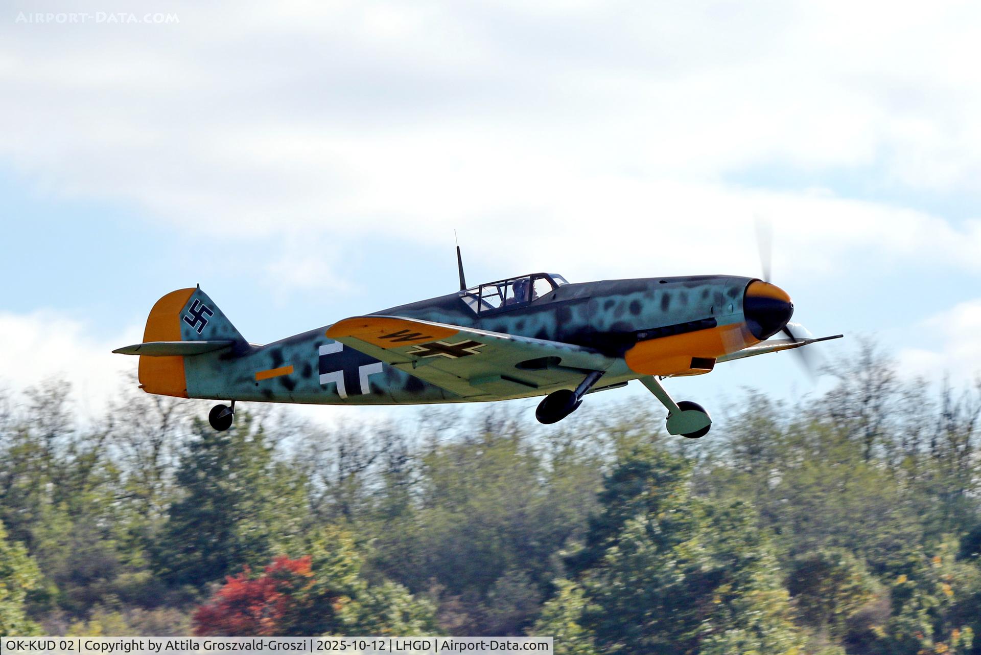 OK-KUD 02, Pavel Kouril Messerschmitt Bf-109 replica, LHGD - Gödöllö Airport, Hungary