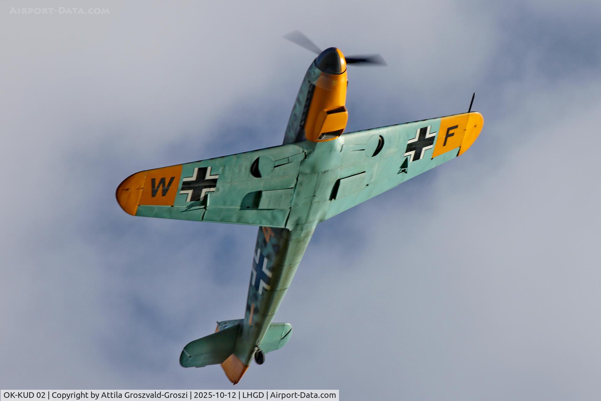 OK-KUD 02, Pavel Kouril Messerschmitt Bf-109 replica, LHGD - Gödöllö Airport, Hungary