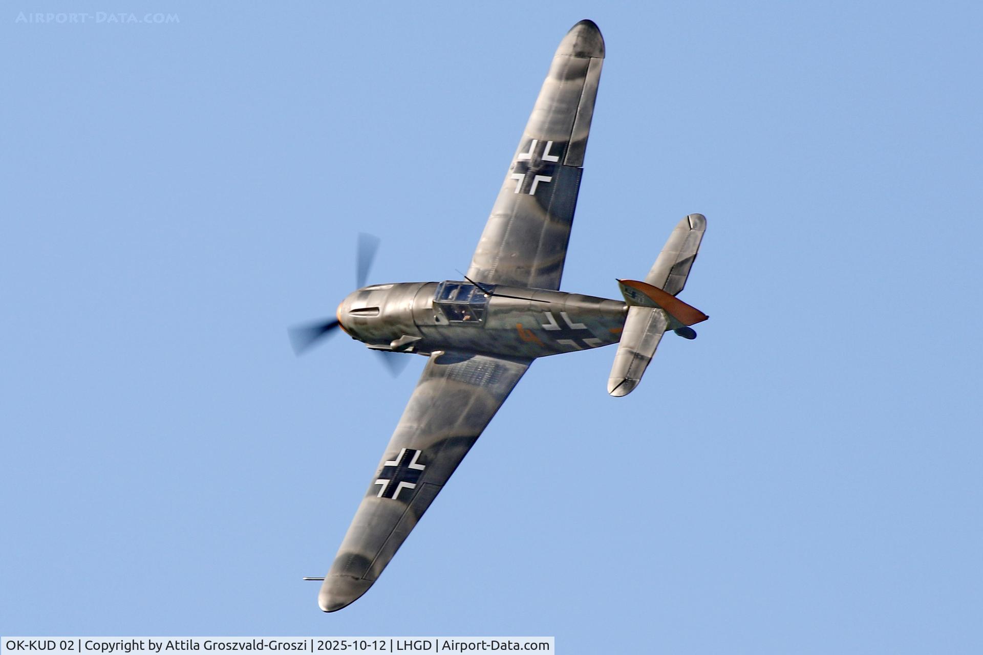 OK-KUD 02, Pavel Kouril Messerschmitt Bf-109 replica, LHGD - Gödöllö Airport, Hungary