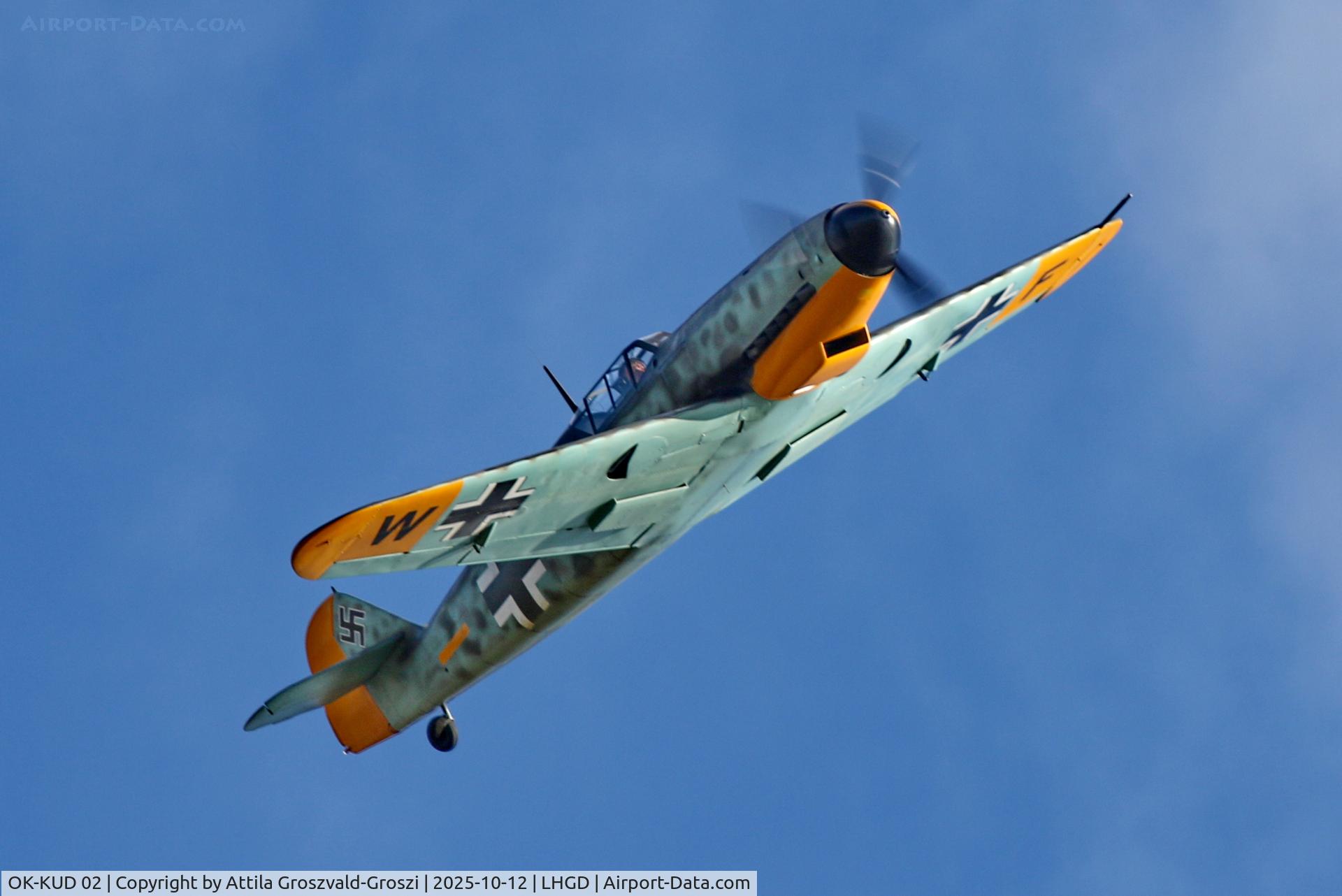 OK-KUD 02, Pavel Kouril Messerschmitt Bf-109 replica, LHGD - Gödöllö Airport, Hungary
