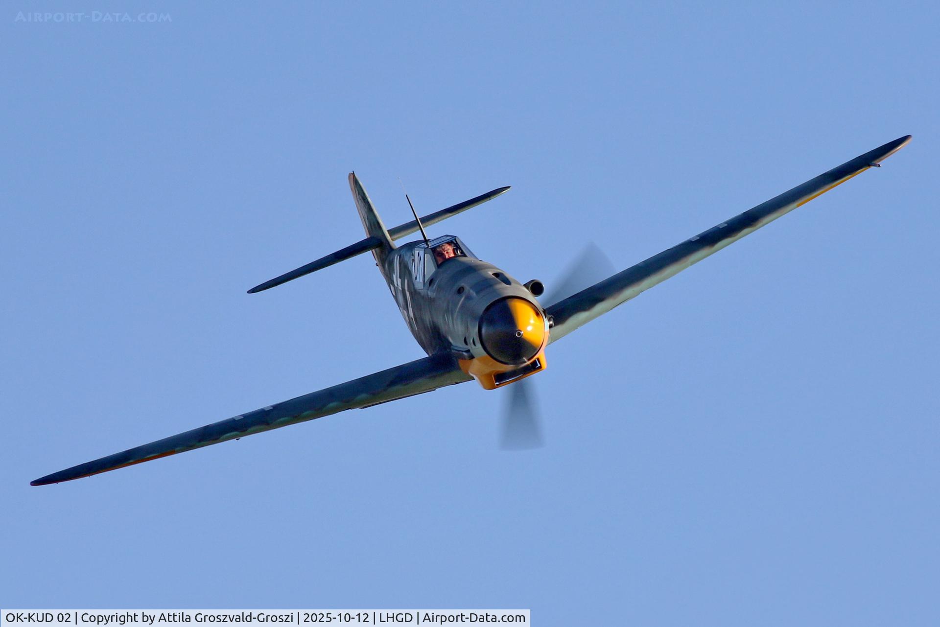 OK-KUD 02, Pavel Kouril Messerschmitt Bf-109 replica, LHGD - Gödöllö Airport, Hungary