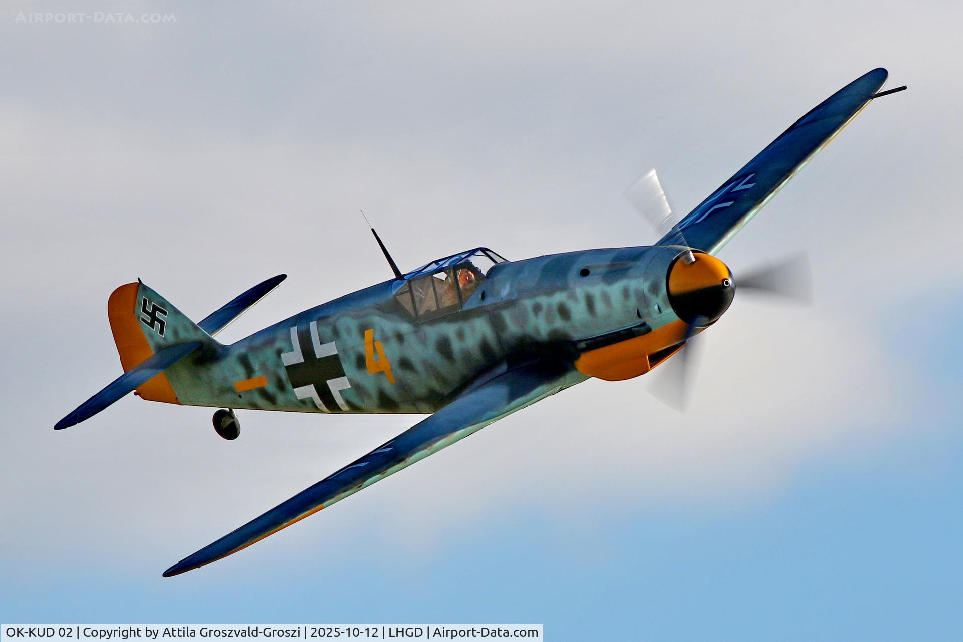 OK-KUD 02, Pavel Kouril Messerschmitt Bf-109 replica, LHGD - Gödöllö Airport, Hungary
