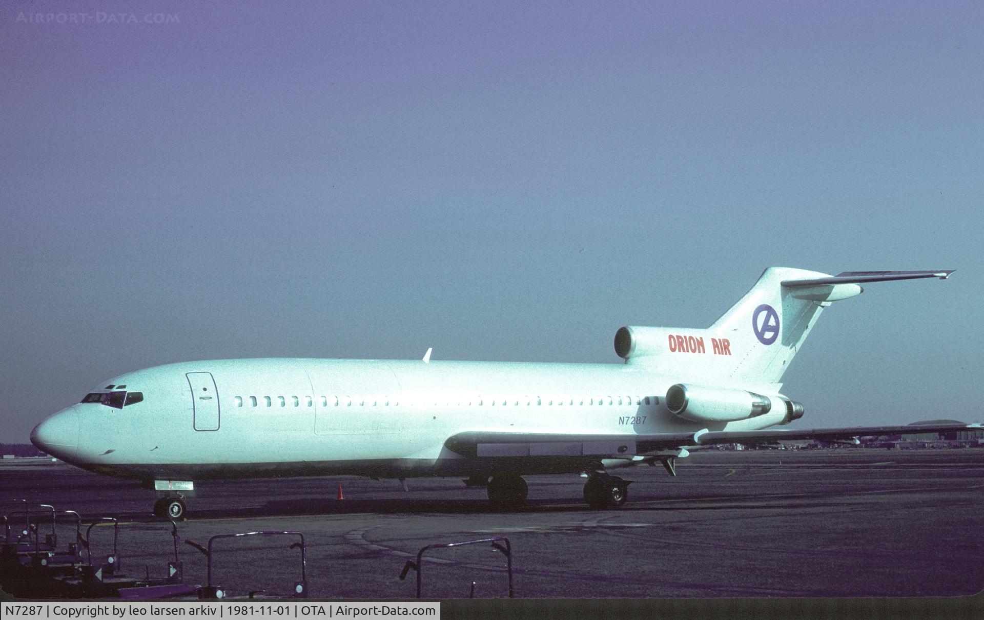 N7287, 1967 Boeing 727-27C C/N 19246, Ontario 11.1981