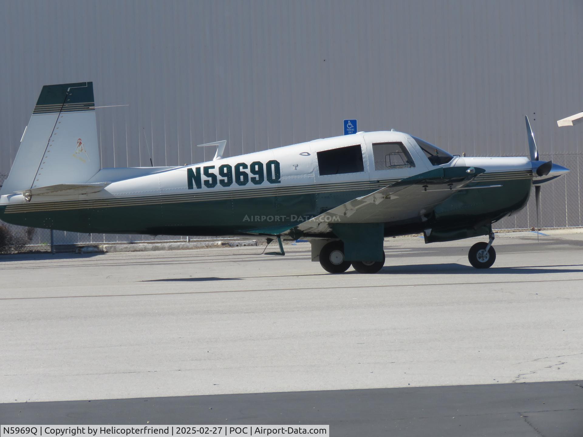N5969Q, 1965 Mooney M20E C/N 845, Parked by the washing area