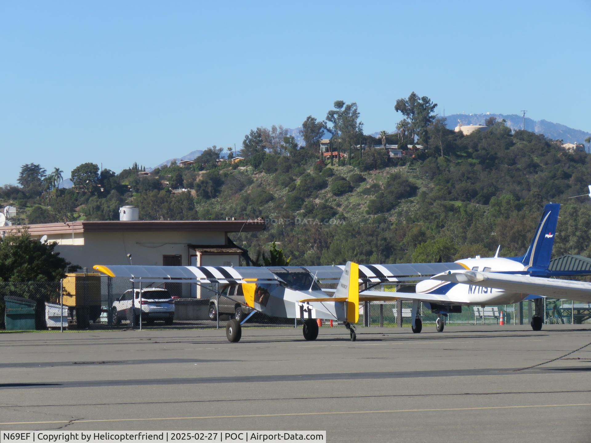 N69EF, 2019 Kitfox Aircraft LLC Kitfox S7 Super Sport C/N KA16039323, Parking in transit parking
