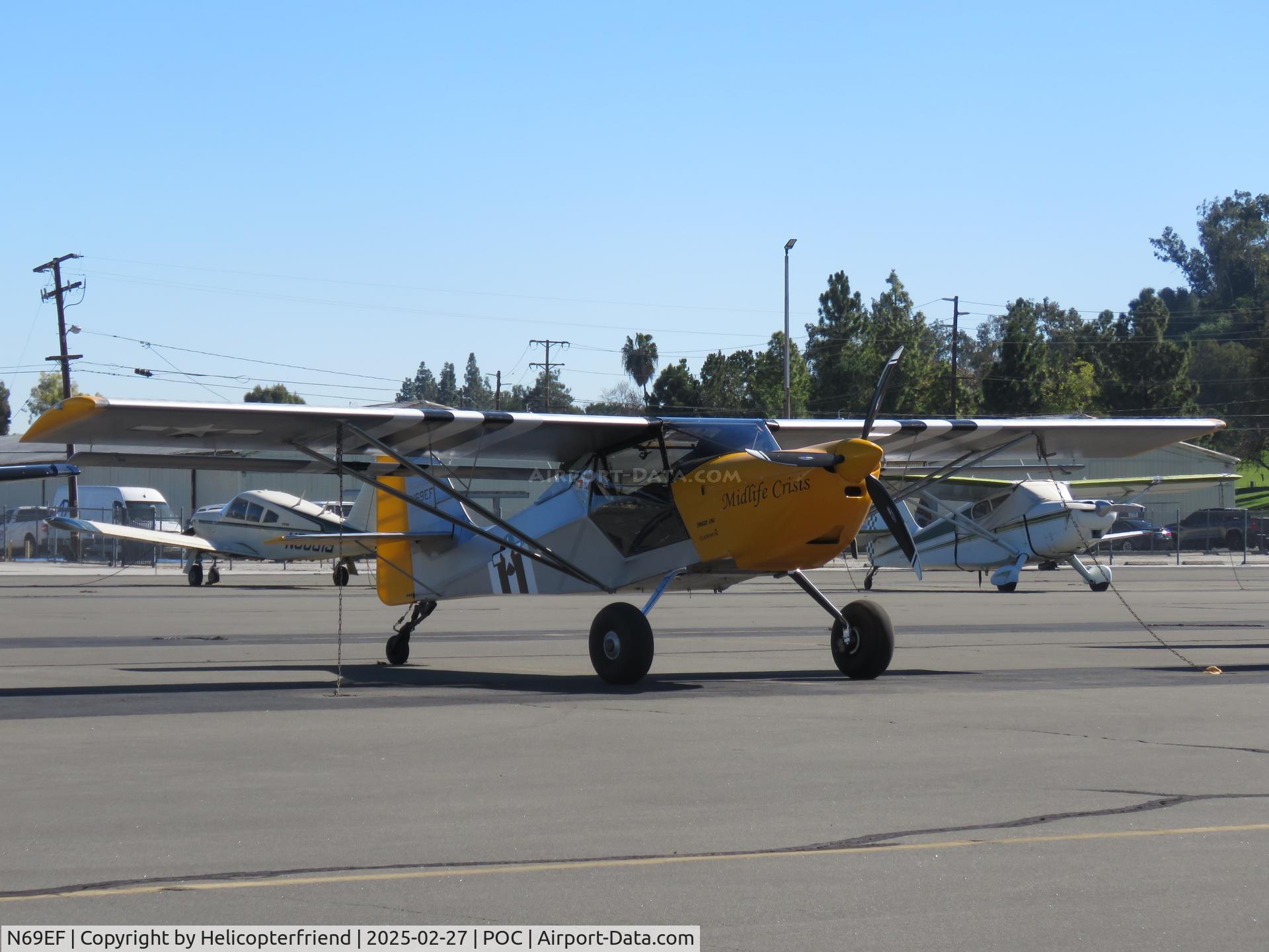 N69EF, 2019 Kitfox Aircraft LLC Kitfox S7 Super Sport C/N KA16039323, Tied down