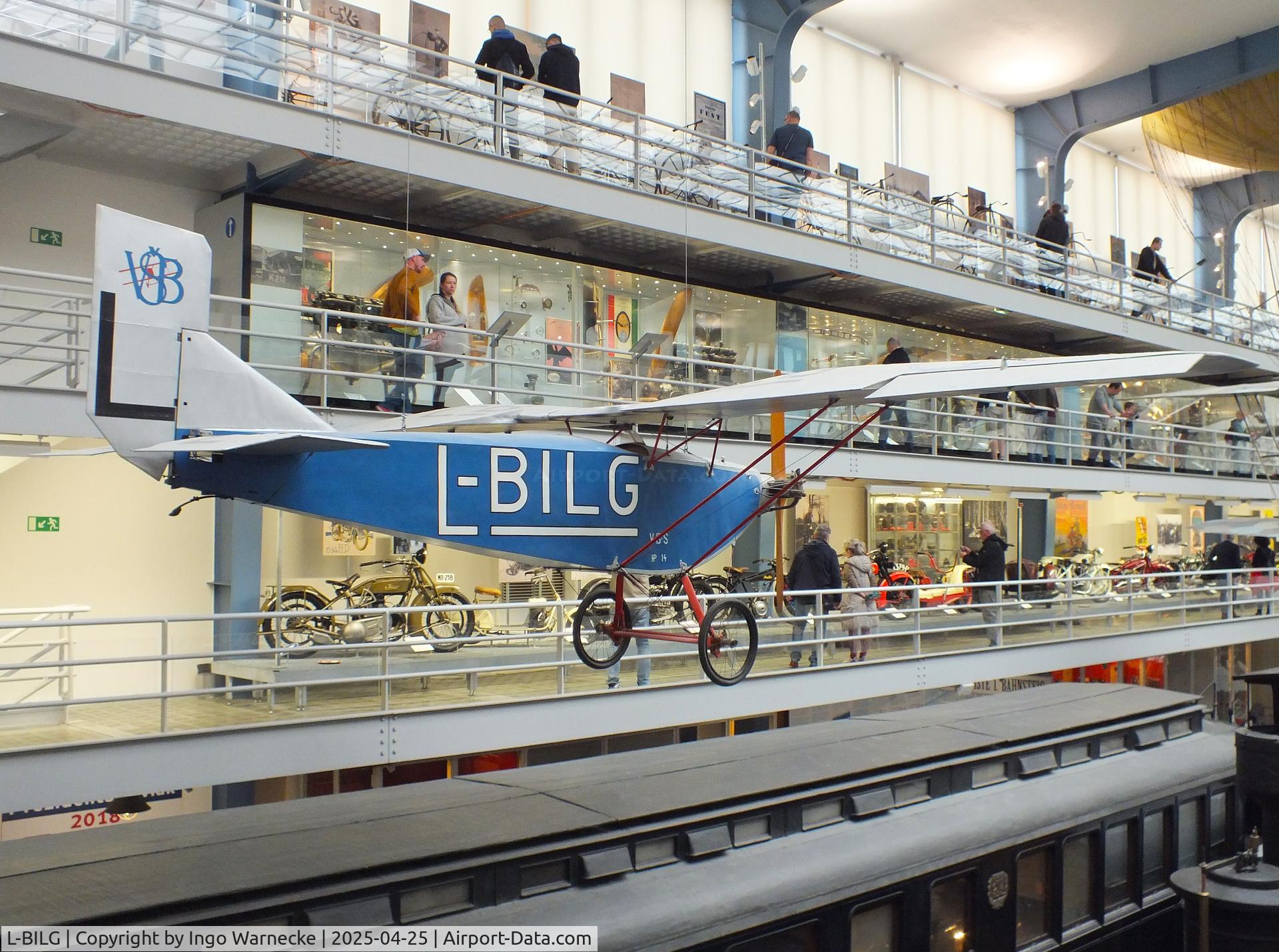 L-BILG, Simunek VBS-1 Kunkadlo C/N 1, Simunek VBS-1 Kunkadlo at the NTM (Narodni Technicke Muzeum / National Technical Museum), Prague