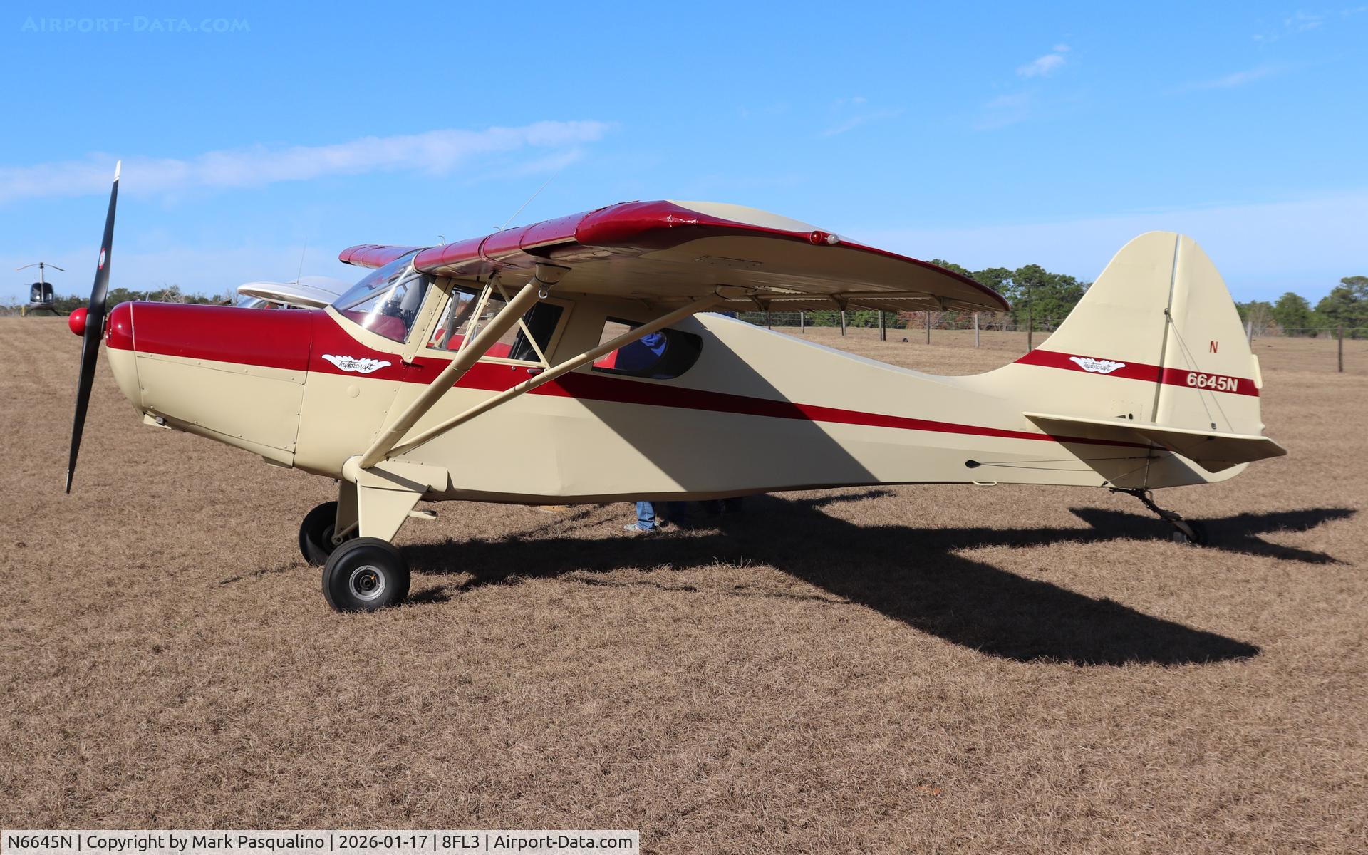 N6645N, 1952 Taylorcraft 15A C/N 5-13045, Taylorcraft 15A