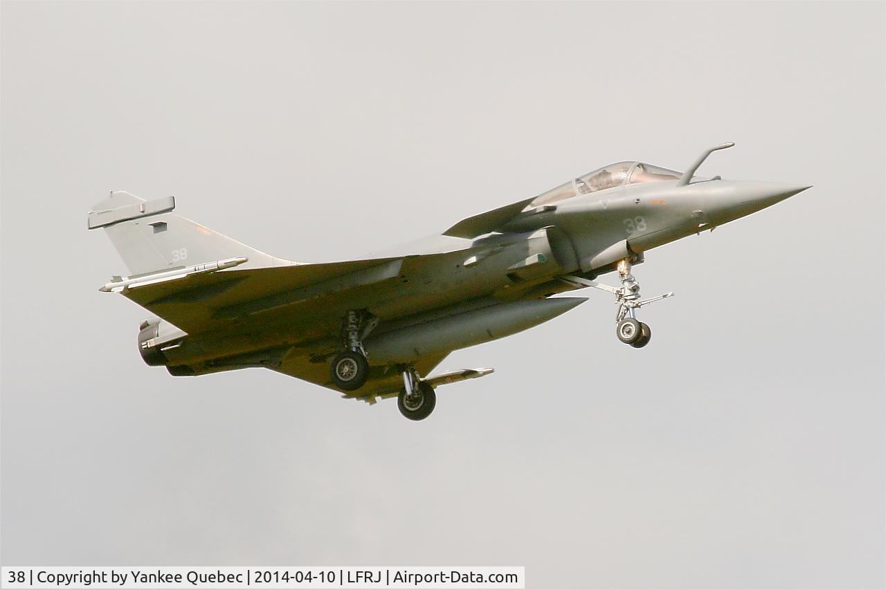 38, 2013 Dassault Rafale M C/N 38, Dassault Rafale M, Landivisiau Naval Air Base (LFRJ-LDV)