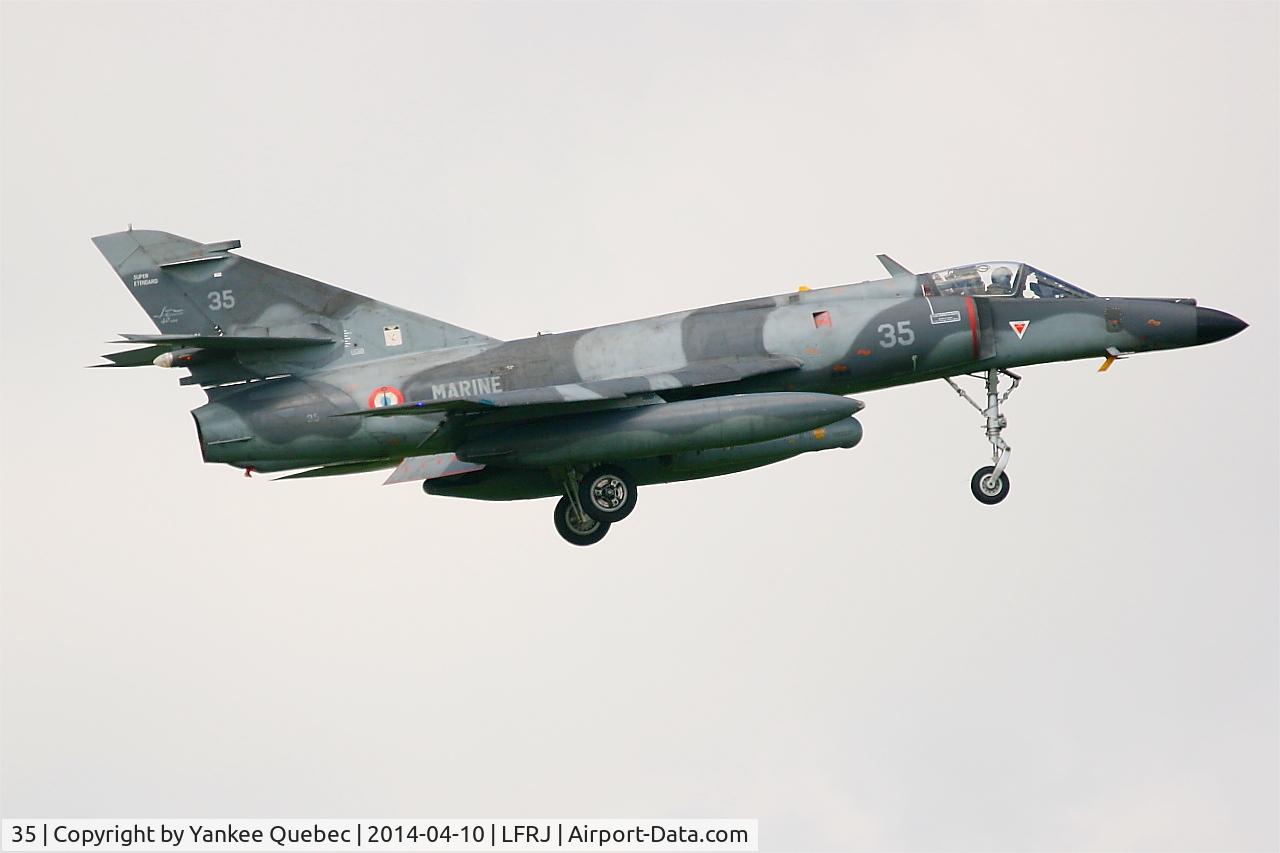 35, Dassault Super Etendard C/N 35, Dassault Super Etendard MER, Landivisiau Naval Air Base (LFRJ-LDV)