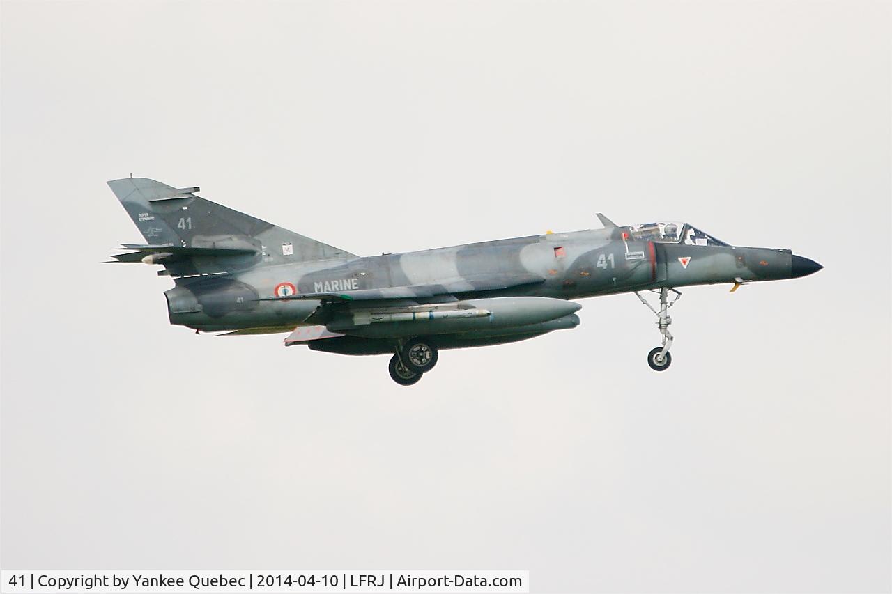 41, Dassault Super Etendard C/N 41, Dassault Super Etendard MER, Landivisiau Naval Air Base (LFRJ-LDV)