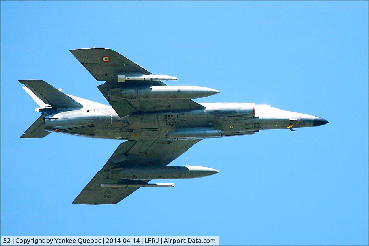 52, Dassault Super Etendard C/N 52, Dassault Super Etendard MER, Landivisiau Naval Air Base (LFRJ-LDV)