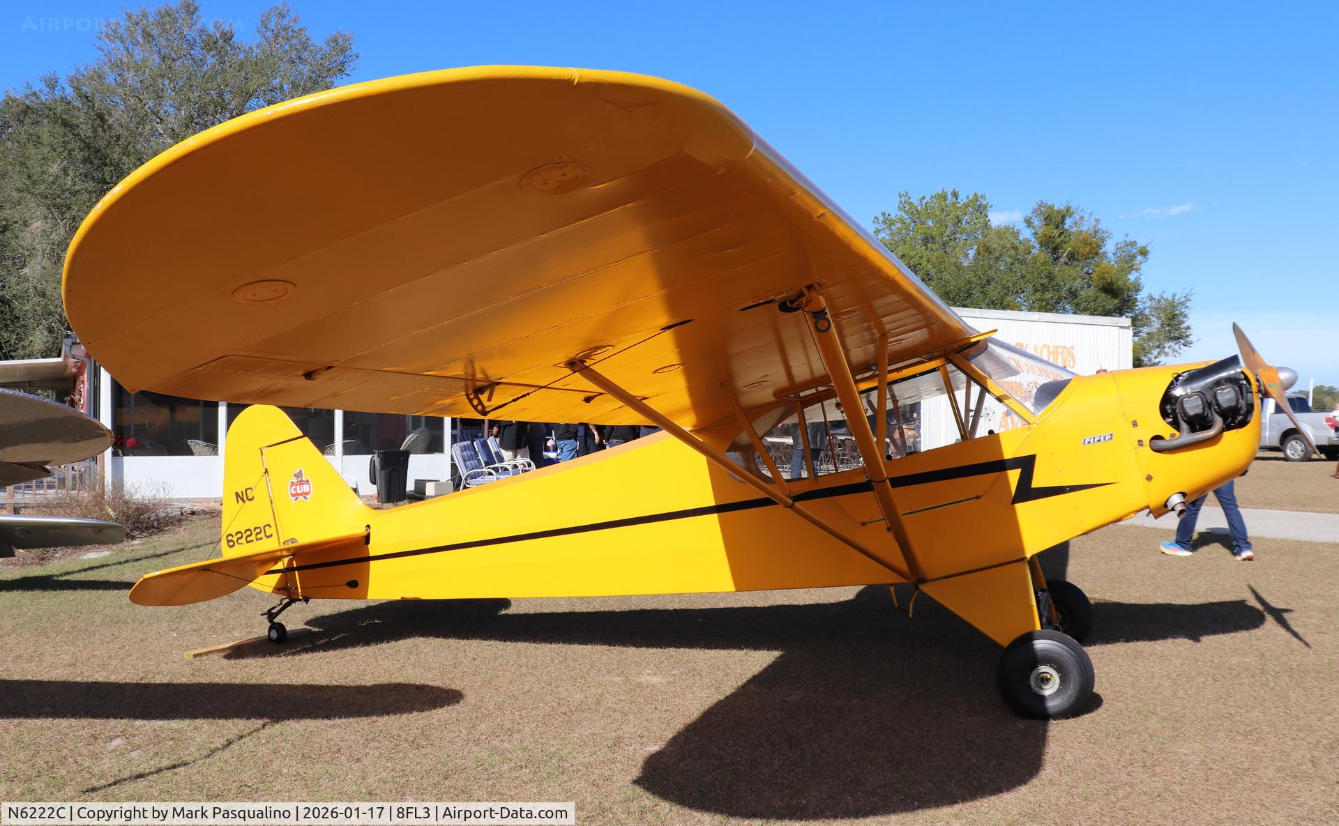 N6222C, 1940 Piper J3F-65 C/N 5860, Piper J3F-65
