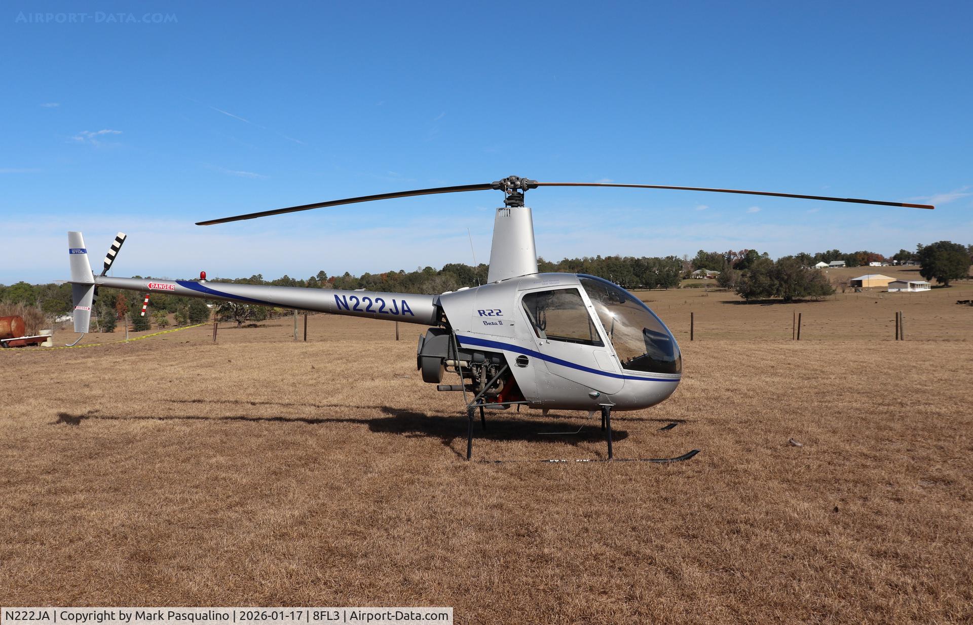 N222JA, 2000 Robinson R22 Beta C/N 3062, Robinson R22 Beta