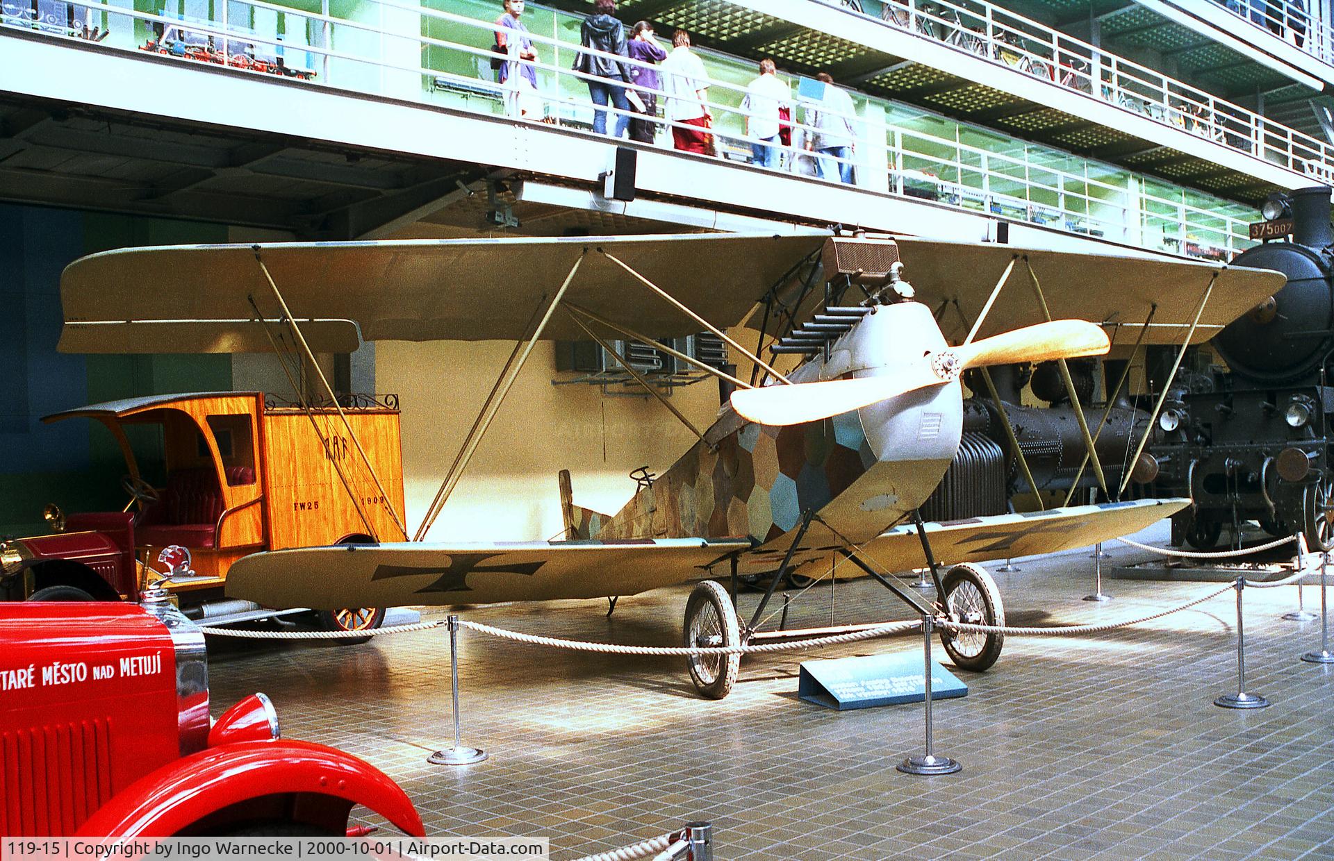 119-15, 1916 Knoller C.ll C/N 15, Knoller C.II at the Narodni Technicke Muzeum, Prague