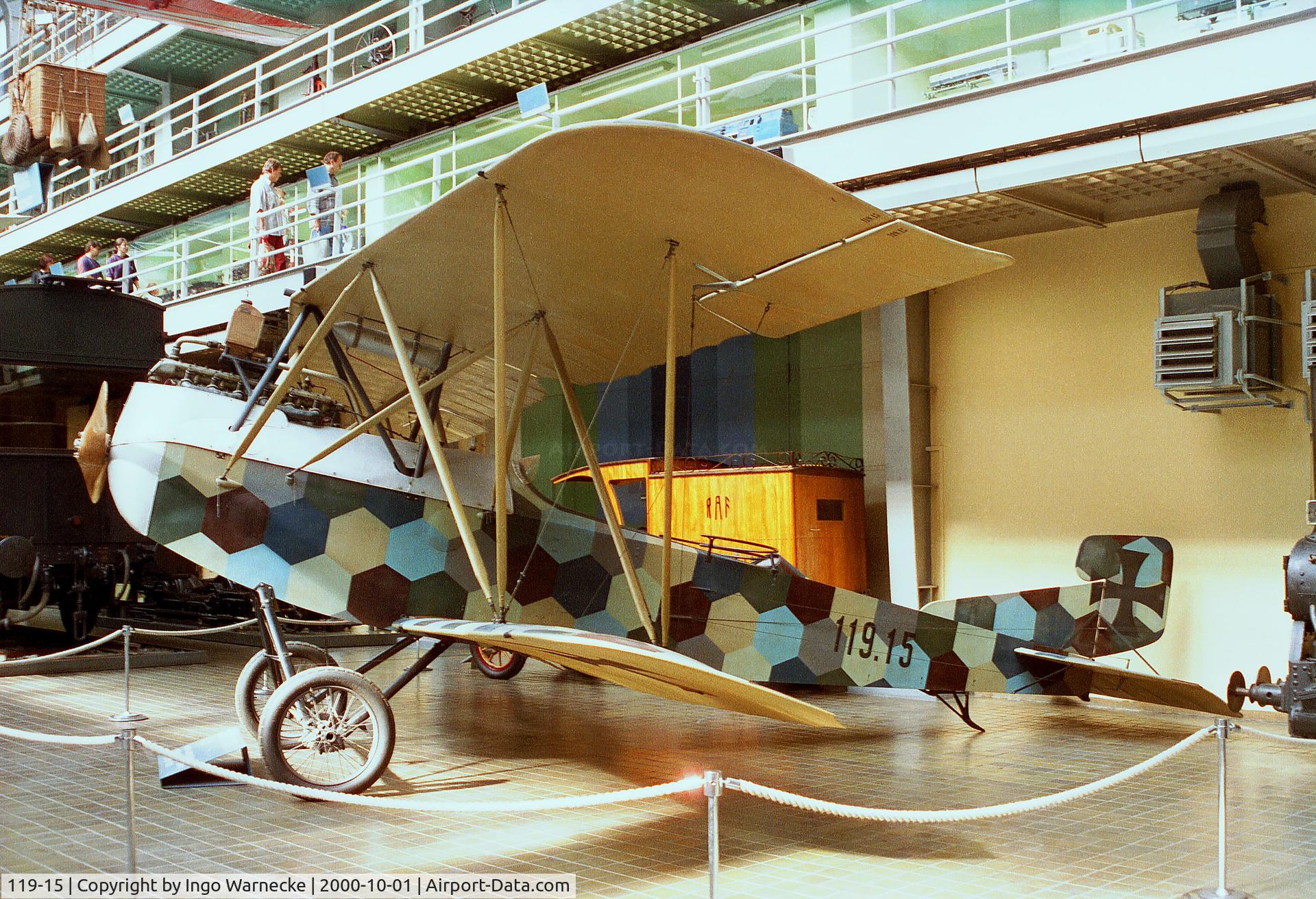 119-15, 1916 Knoller C.ll C/N 15, Knoller C II at the Narodni Technicke Muzeum, Prague